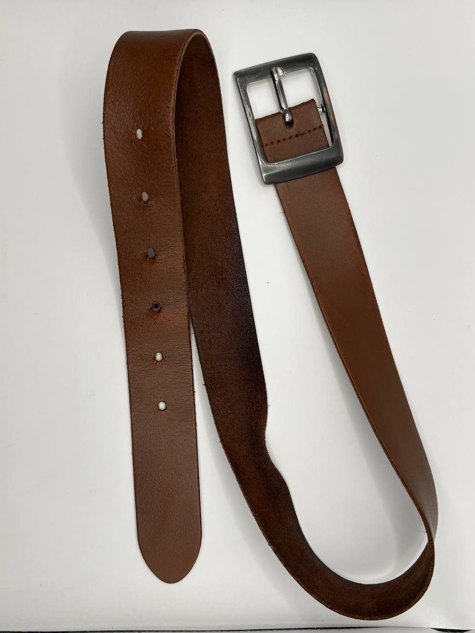 Vintage Anna Field Genuine Leather Belt - Brown - Size 80/32 Size ONE SIZE - 7 Thumbnail