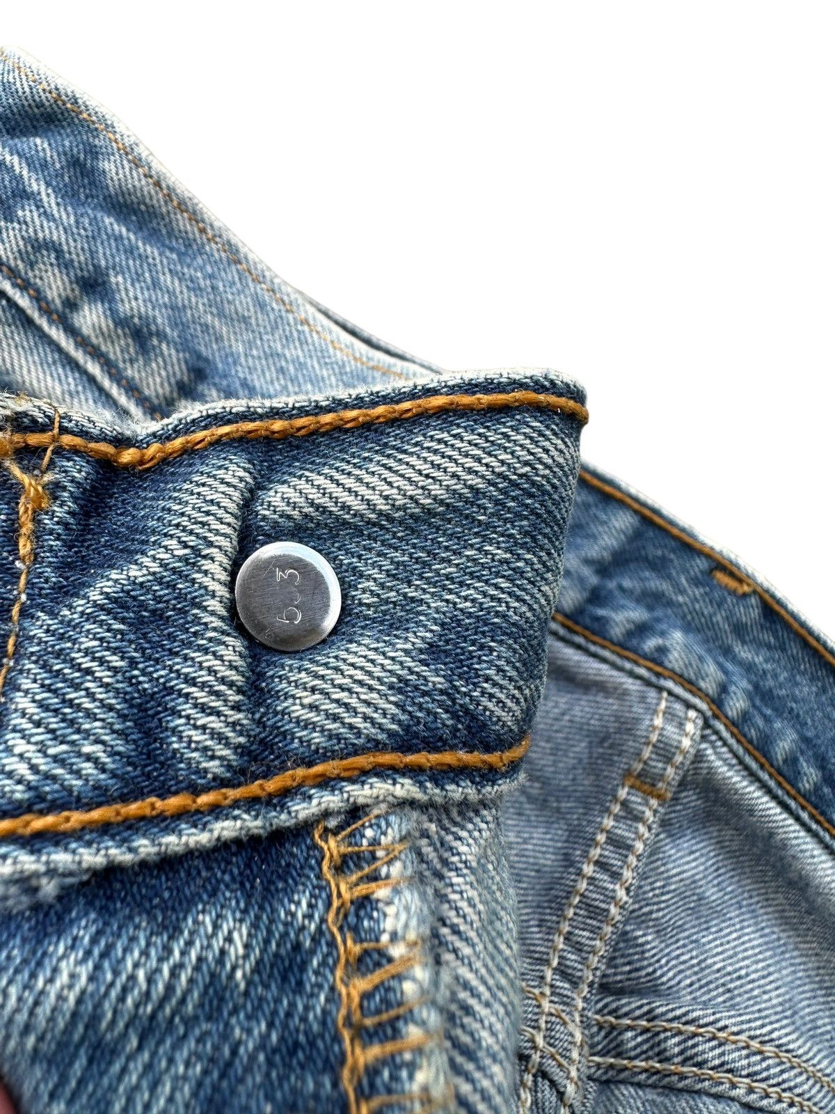 Levi's Vintage Levi’s 501 top button 553 distressed denim jeans Size US 30 / EU 46 - 6 Thumbnail