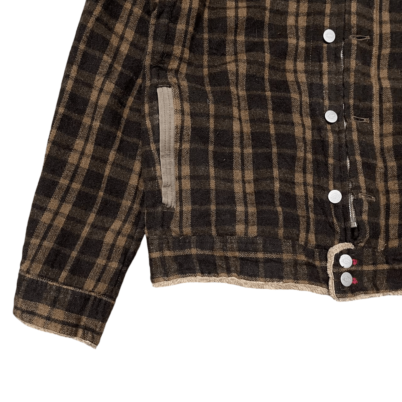 Vintage Ball Zipper Button Jacket Issey Miyake Style