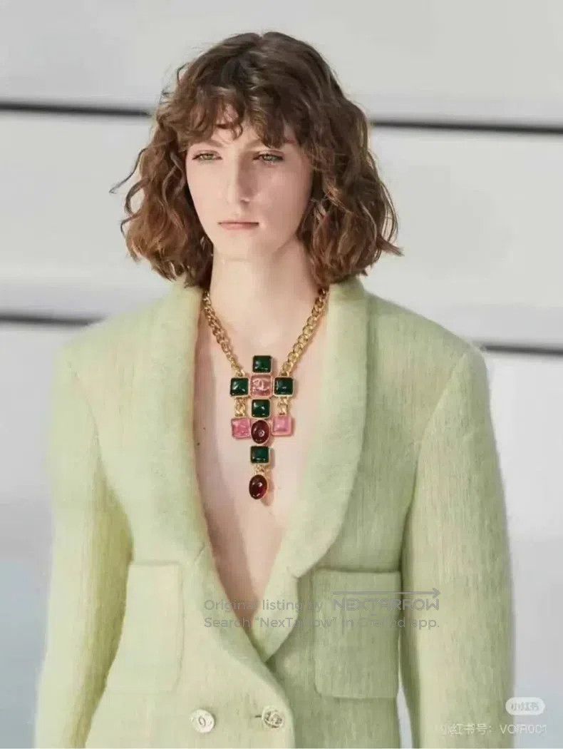Chanel Chanel 20K Equestrian Series Avocado Green Gold Button Lon Size XXS / US 00 / IT 34 - 7 Thumbnail