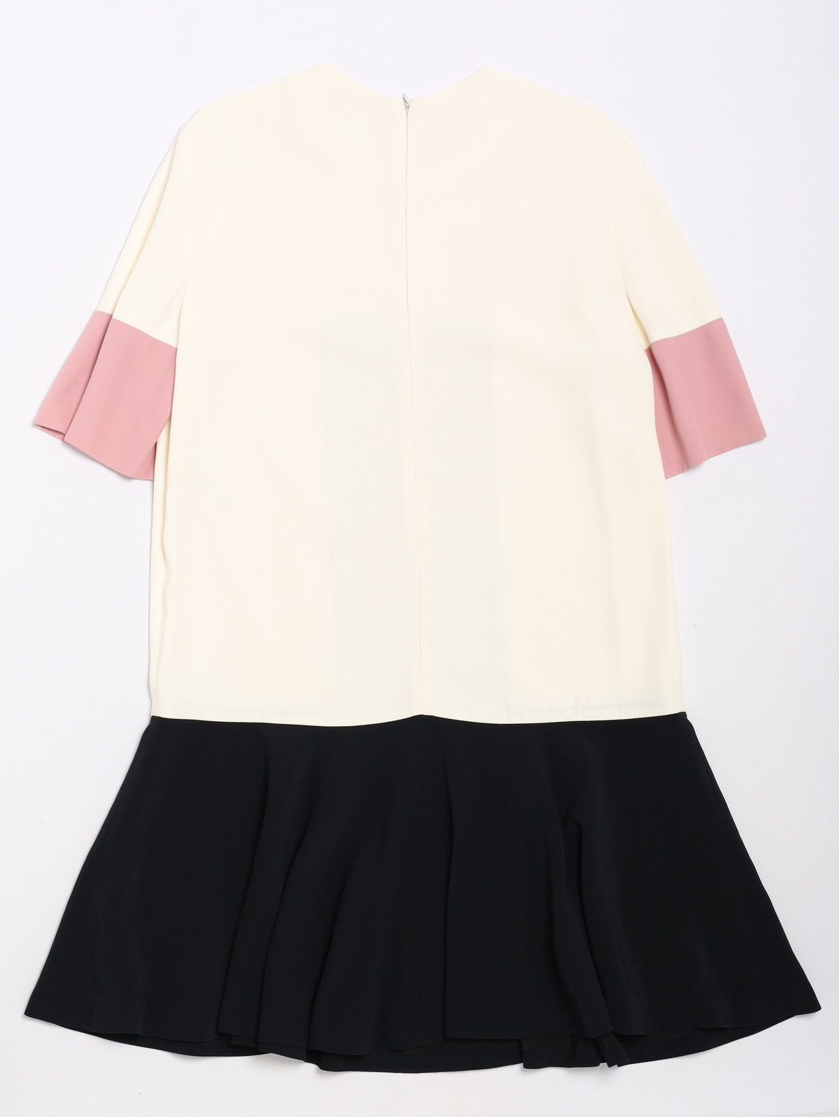 Alexander McQueen Alexander McQueen Dress Acetate Rayon Cream Black Pink Size M / US 6-8 / IT 42-44 - 8 Thumbnail