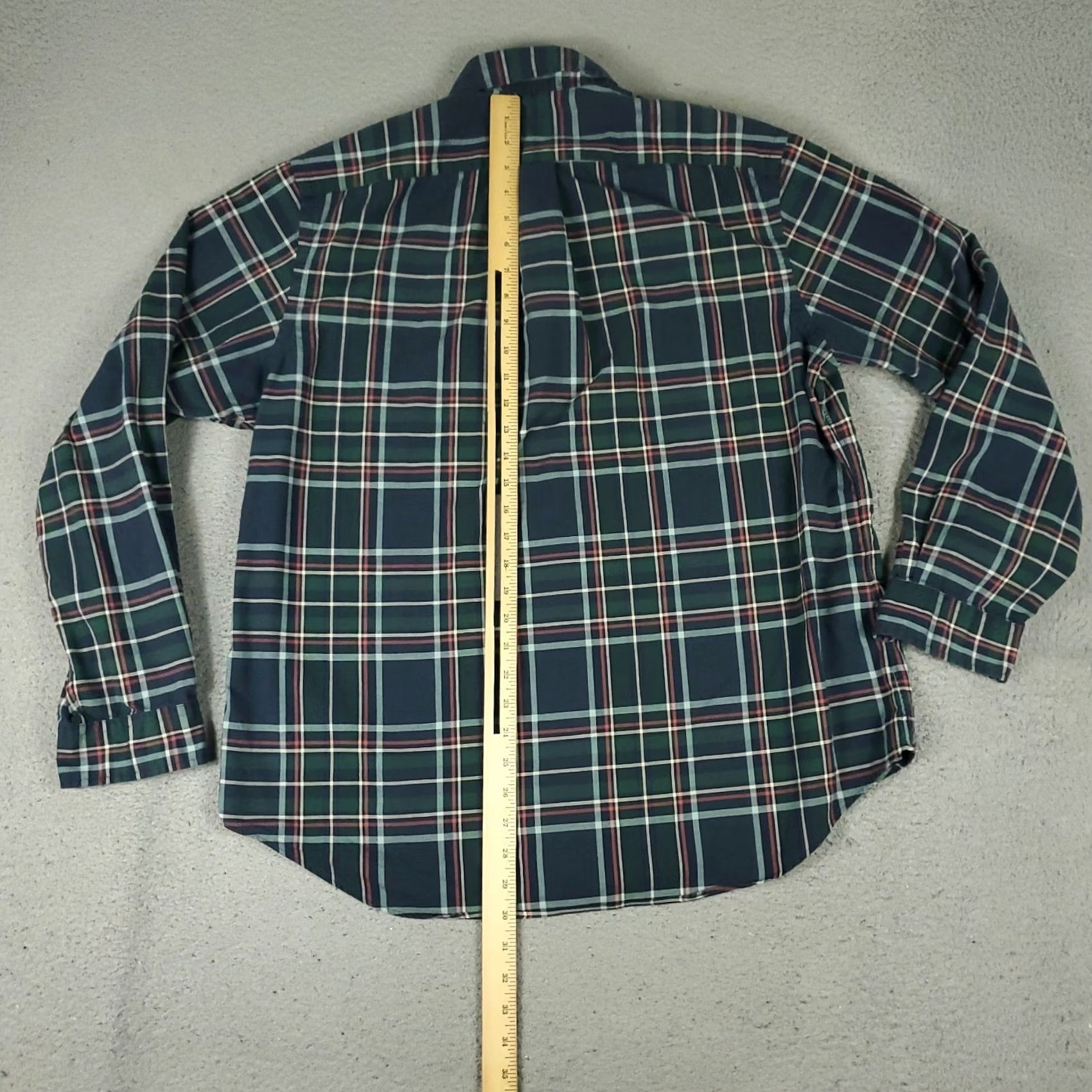 Ralph Lauren Ralph Lauren Shirt Mens XL Green Blue Plaid Button-Up Long Sleeve Casual Business Formal Workwear Size US XL / EU 56 / 4 - 5 Thumbnail
