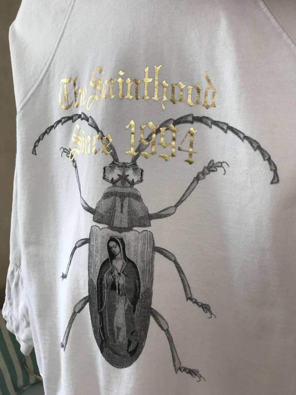 Allsaints 🔥 Allsaints Chasma Lucia Graphic Logo Hoodie Sweatshirt Y2K Size S / US 4 / IT 40 - 8 Thumbnail