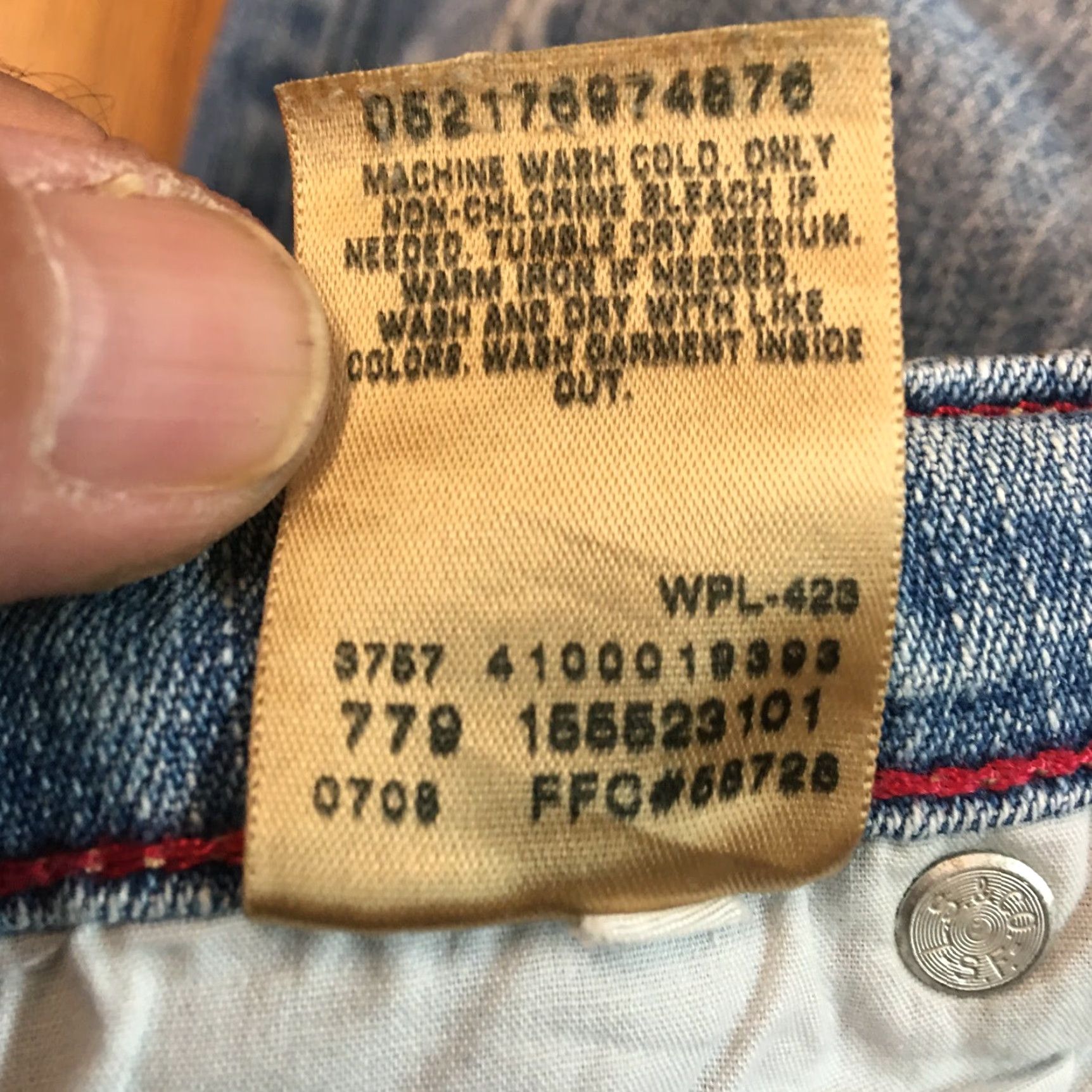 Denime Levis 550 Womens Casual Flat Front Relaxed Boot Cut Blue Denim Jeans Size 10 Size 32" / US 10 / IT 46 - 5 Thumbnail