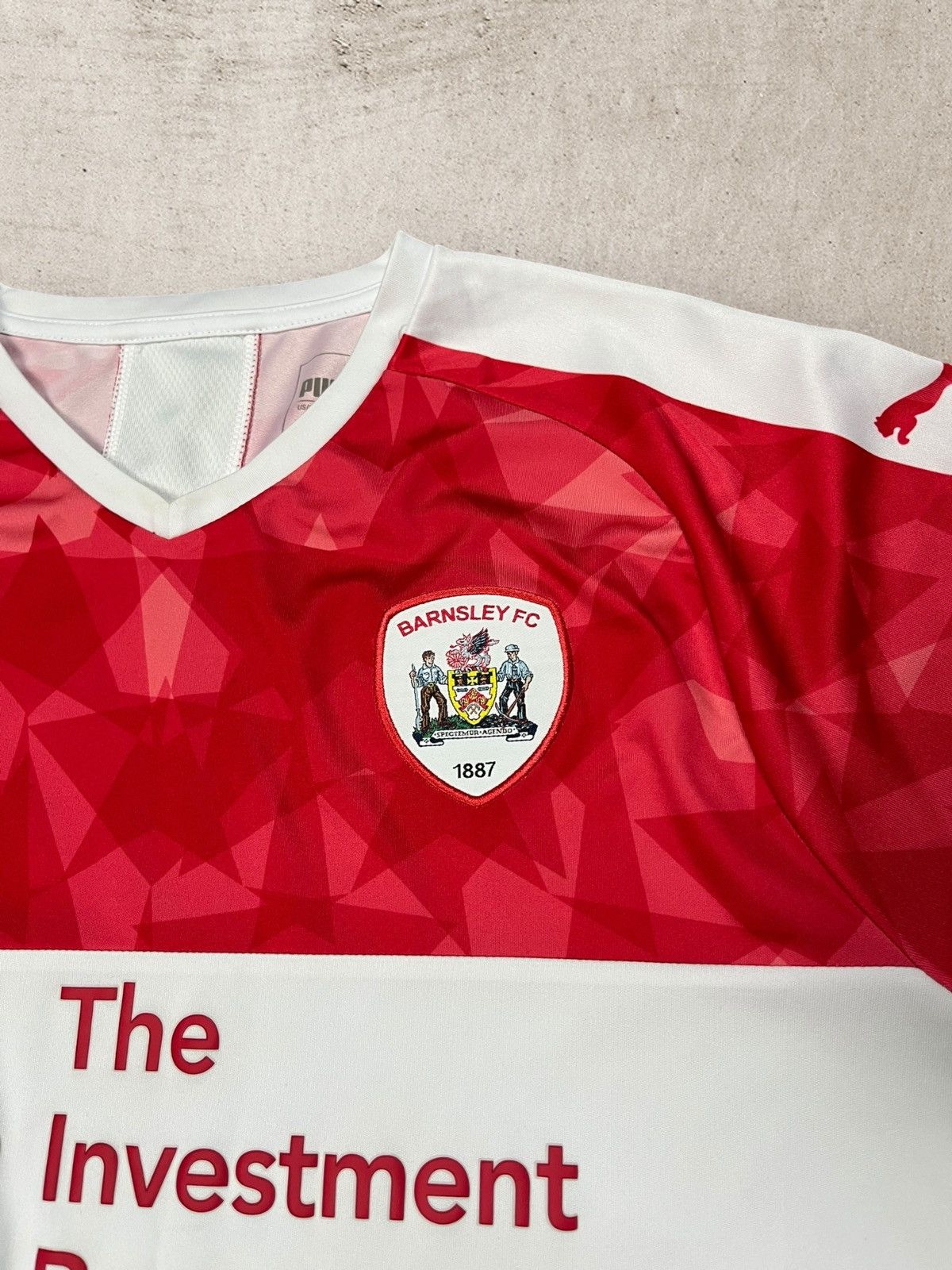 Puma Puma Barnsley England Leauge Football Jersey Shirt Size US L / EU 52-54 / 3 - 3 Thumbnail