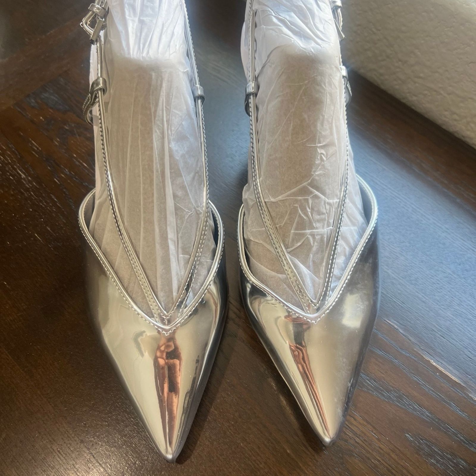 Marc Fisher Marc Fisher stiletto silver Size US 7 / IT 37 - 7 Thumbnail