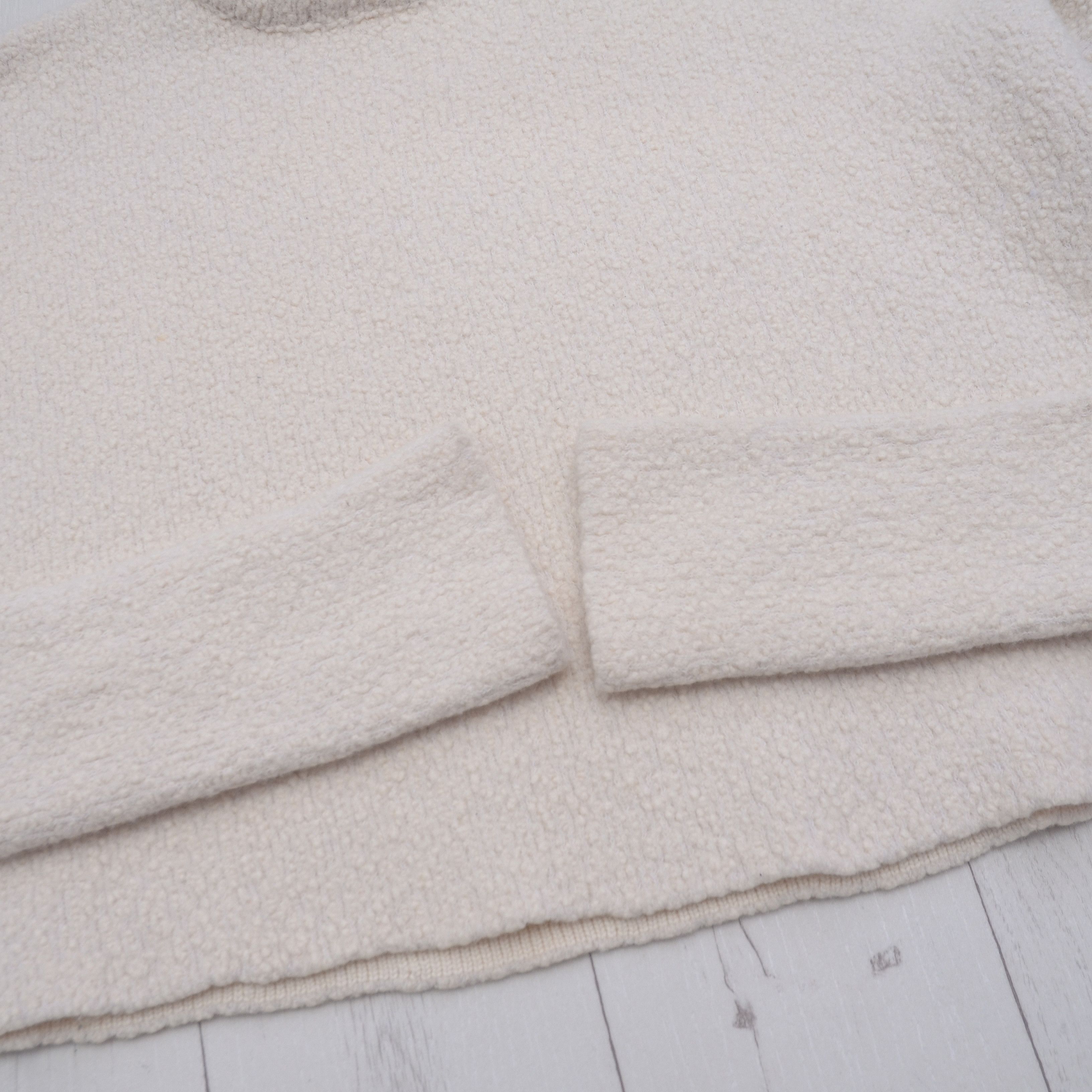 Victoria Beckham Victoria Beckham Extra Long Sleeved Boucle Knit Wool Sweater Size M / US 6-8 / IT 42-44 - 5 Thumbnail