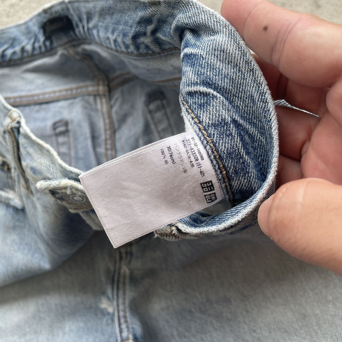 Japanese Brand W32 Vintage Japanese Wash Distressed Jeans Faded Denim Pants Size US 32 / EU 48 - 7 Thumbnail