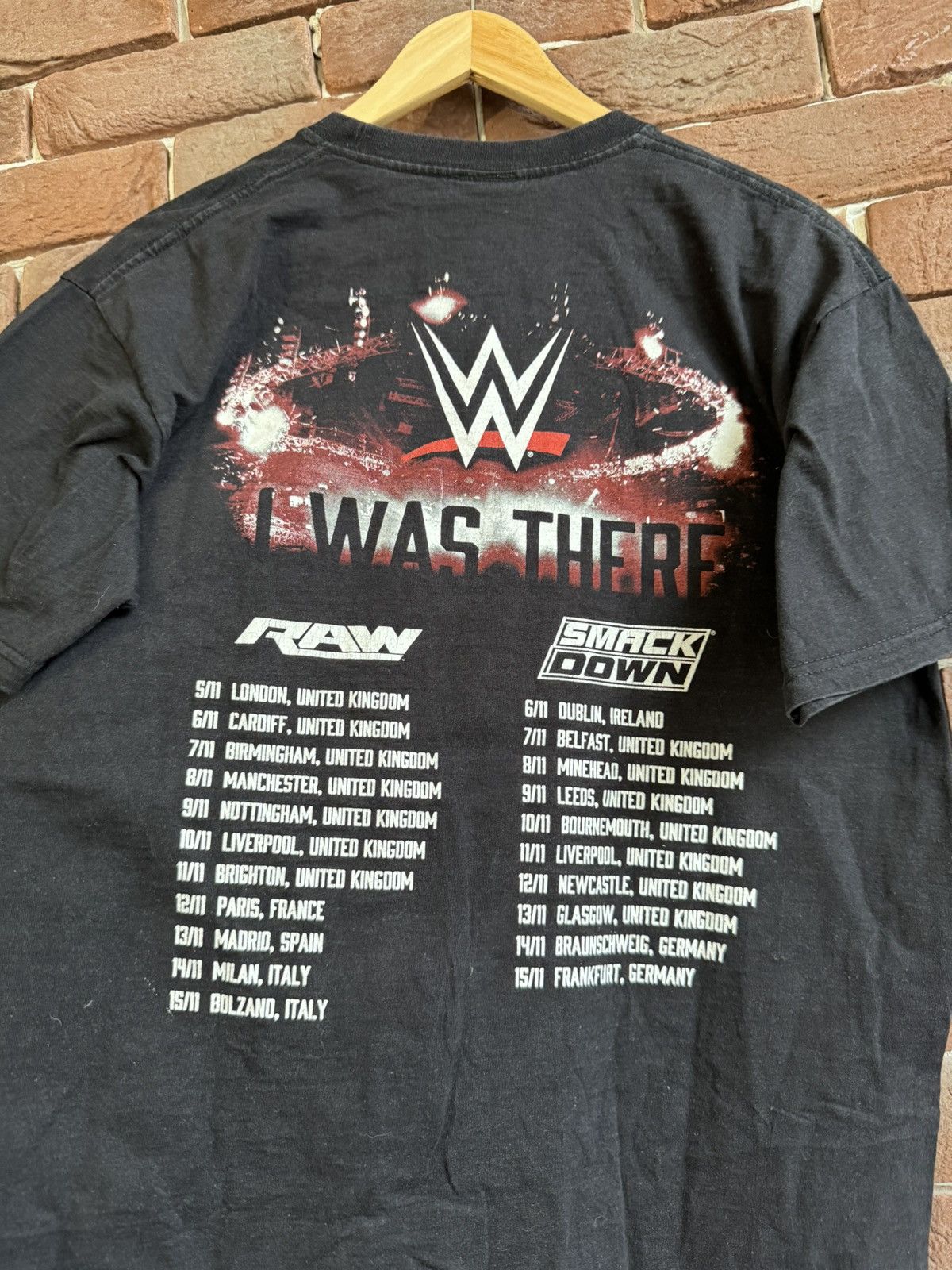 Vintage Vintage 00s Jeff Hardy Raw WWE WWF TSHIRT Hype M Black Size US L / EU 52-54 / 3 - 5 Thumbnail