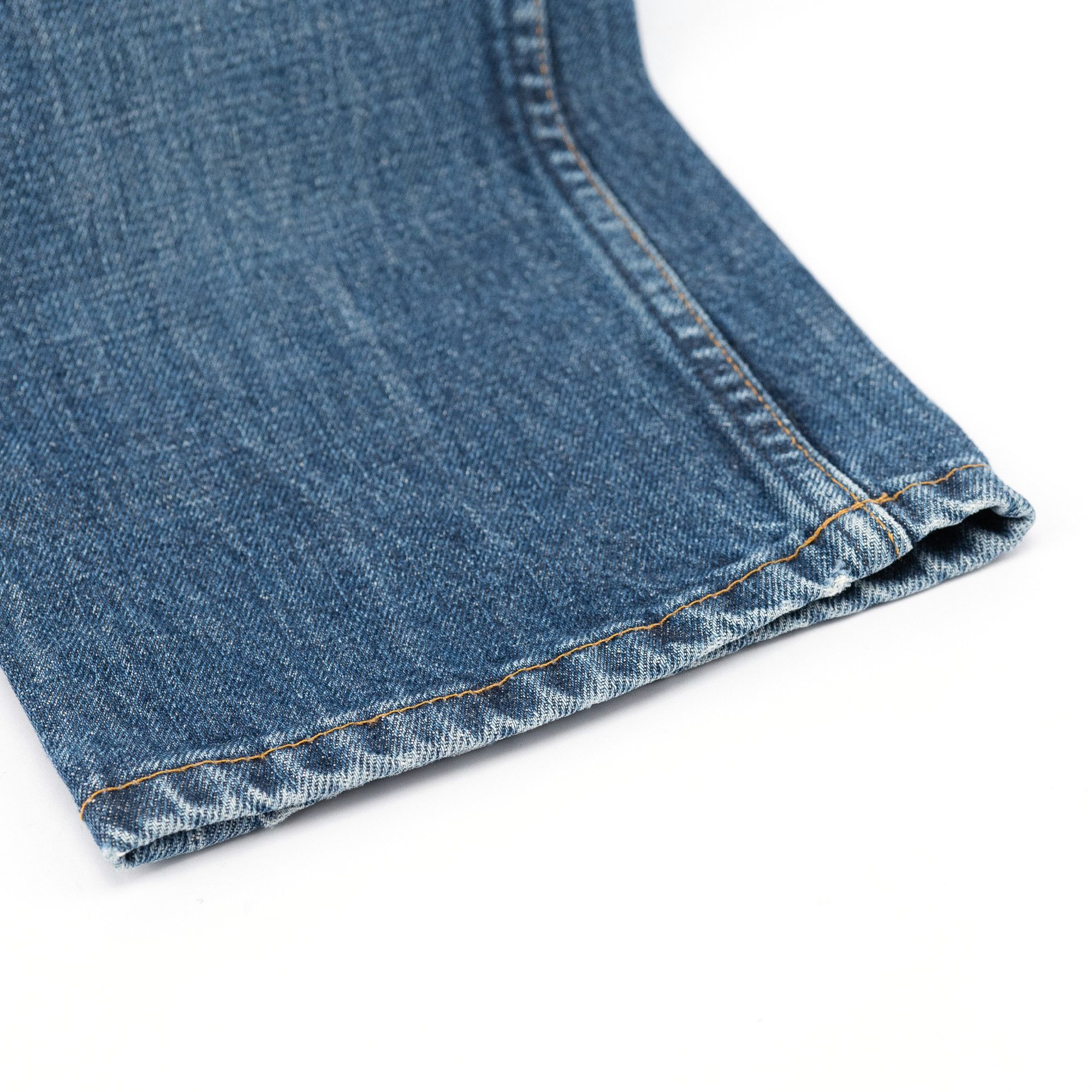 Helmut Lang Vintage Unhemmed Italian Cut Washed Denim Size US 28 / EU 44 - 5 Thumbnail