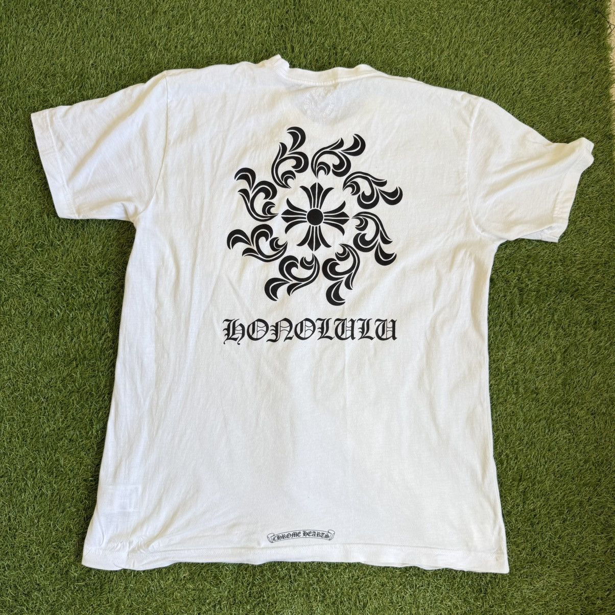 CHROME HEARTS HONOLULU限定 Tシャツ Lサイズ Authentic RARE Vintage Chrome Hearts Honolulu Exclusive Cross T