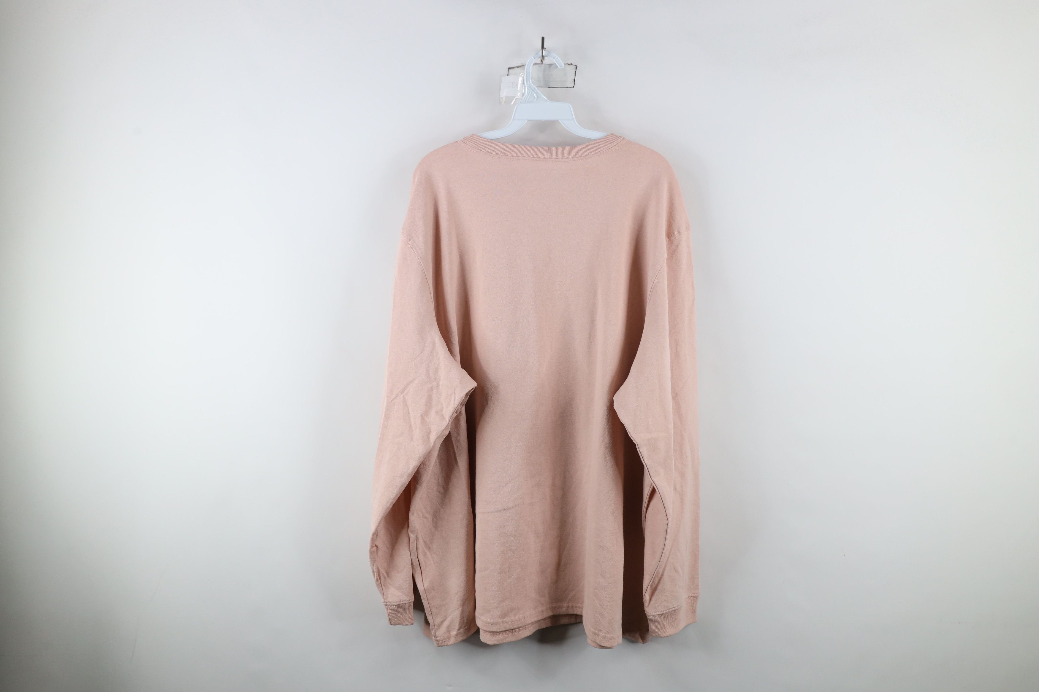 Carhartt × Vintage New Carhartt Fit Spell Out Long Sleeve T-Shirt Pink Cotton Size 3XL / US 20-22 - 9 Thumbnail