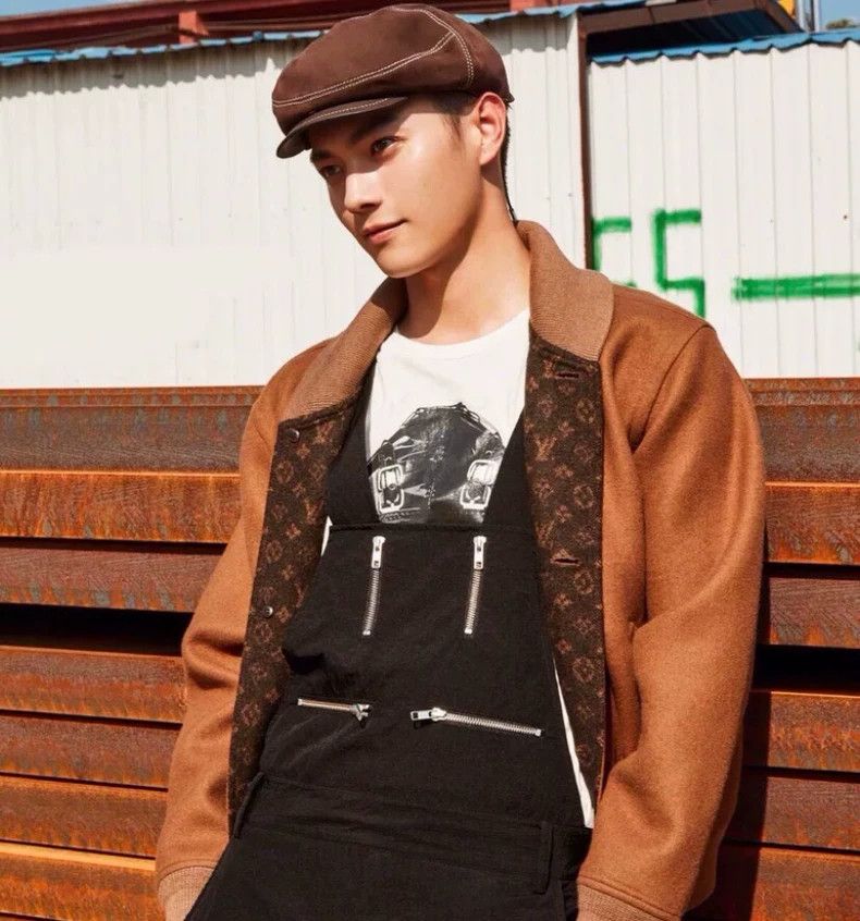 Louis Vuitton Louis Vuitton Dark brown full-print wool single-breasted l Size US M / EU 48-50 / 2 - 9 Thumbnail