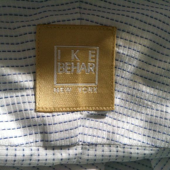 Ike Behar IKE BEHAR MENS 100%COTTON DRESS SHIRT W/FRENCH CUFFS 17.5 Size US XL / EU 56 / 4 - 7 Thumbnail