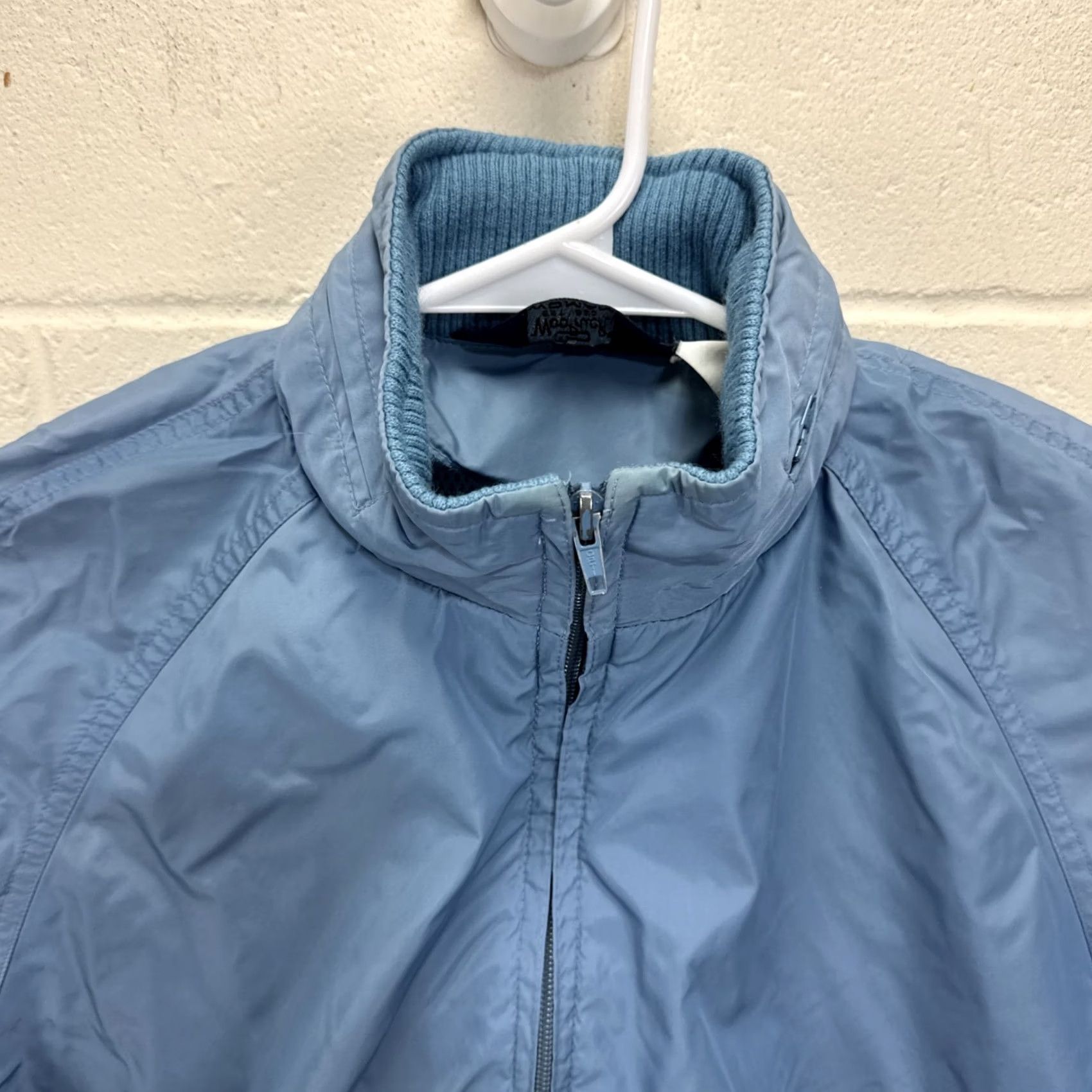 Vintage VINTAGE Woolrich Jacket Womens Medium Blue Windbreaker Full Zip Packable Hood 90s Size L / US 10 / IT 46 - 4 Thumbnail