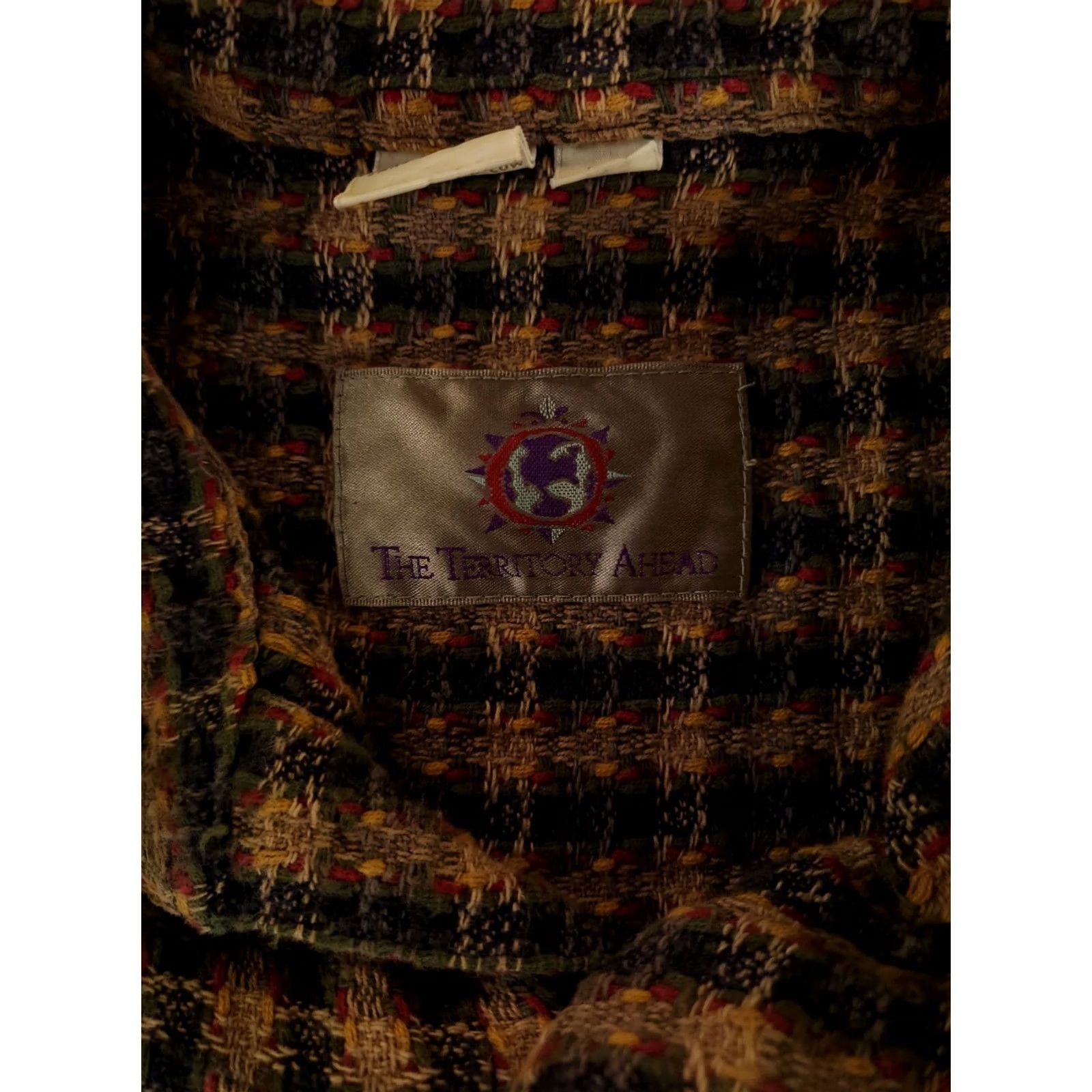 The Territory Ahead VINTAGE Territory Ahead Shirt Blanket Button Up Brown Long Sleeve Mens XL Size US XL / EU 56 / 4 - 4 Thumbnail