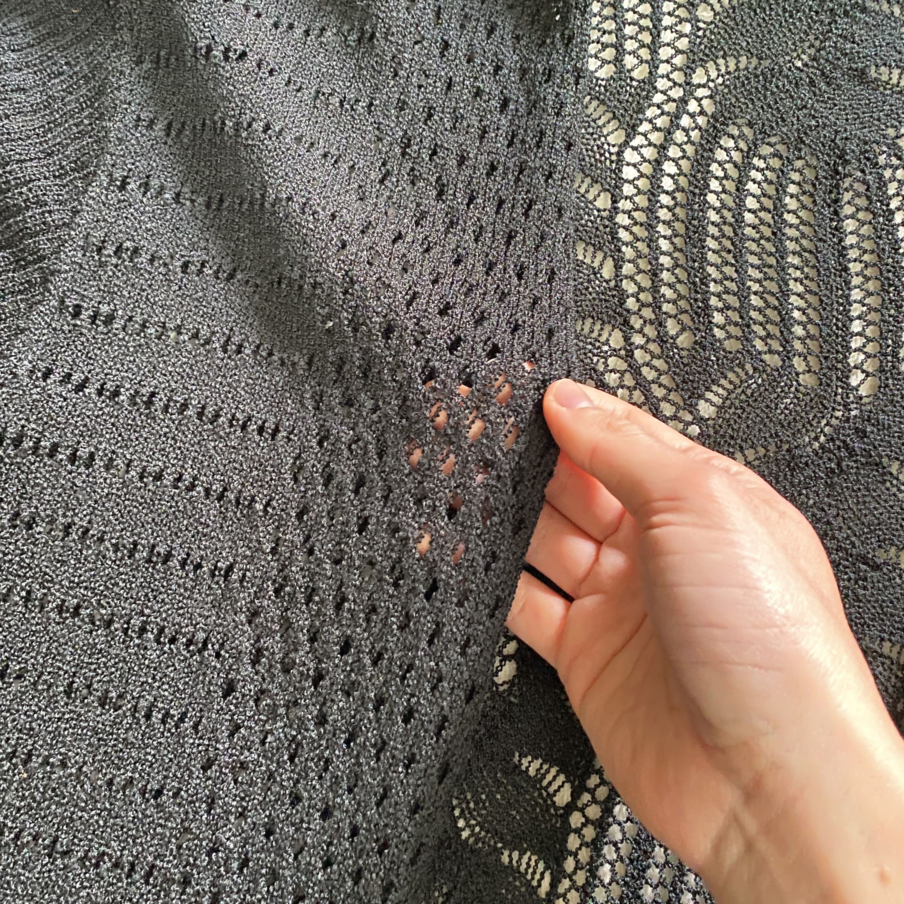 Other Daytrip Black Asymmetrical Open Knit Cardigan – One Size Size ONE SIZE - 8 Thumbnail