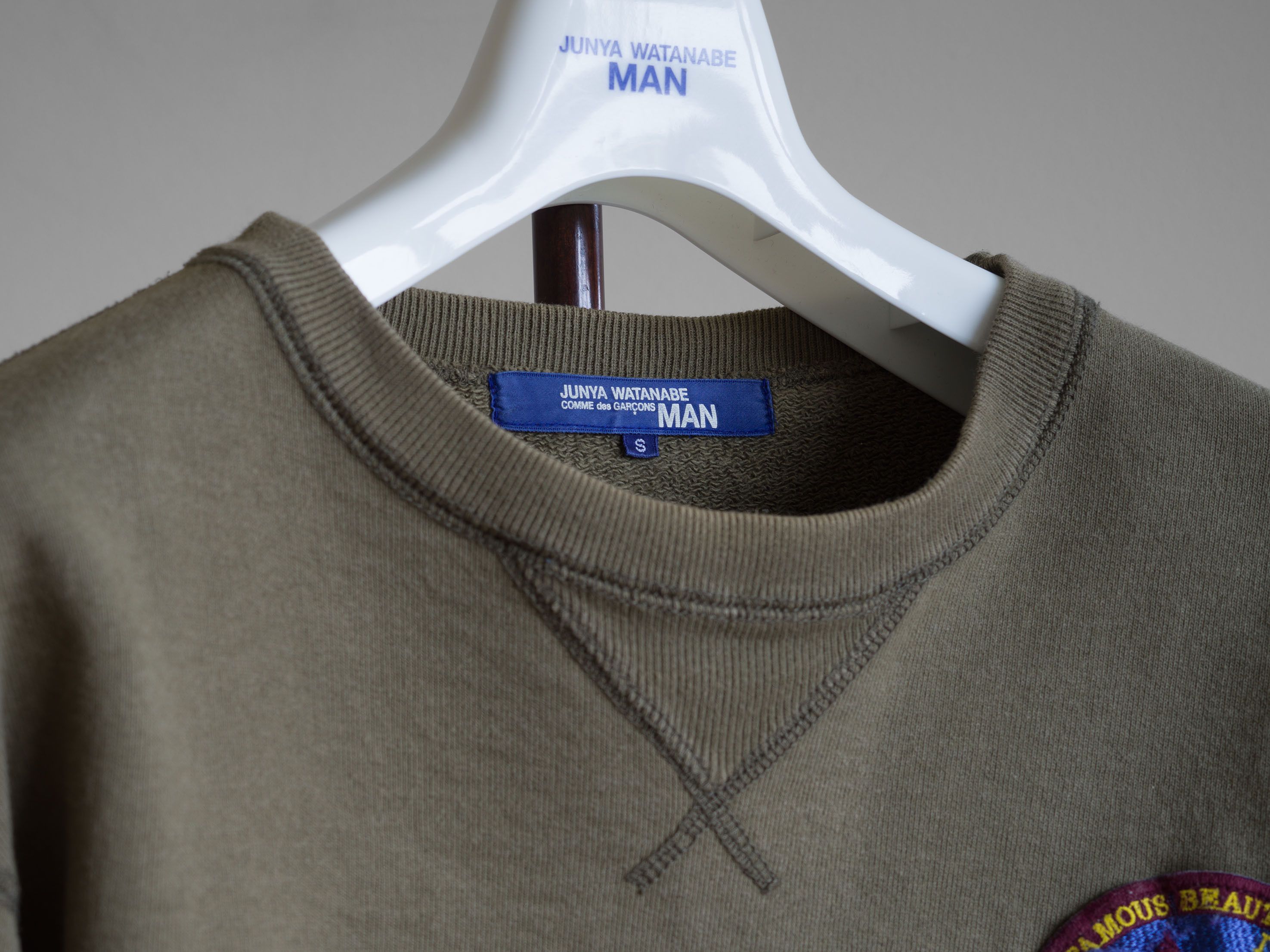 Junya Watanabe AW2006 JUNYA WATANABE MAN EMBROIDERY PATCH SWEATSHIRT Size US M / EU 48-50 / 2 - 6 Thumbnail