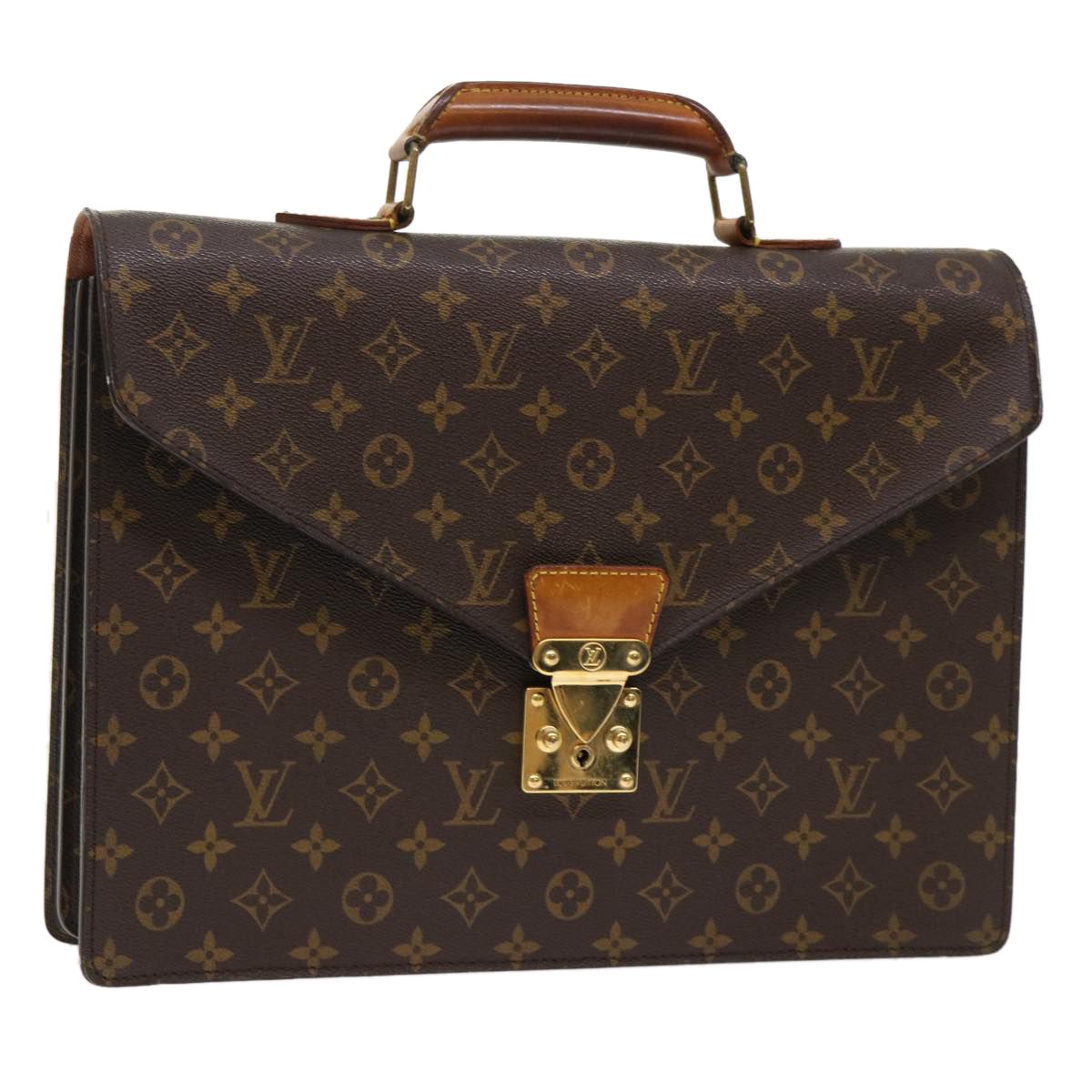 Louis Vuitton LOUIS VUITTON Monogram Serviette Conseiller Briefcase M53331  LV Auth rd5661