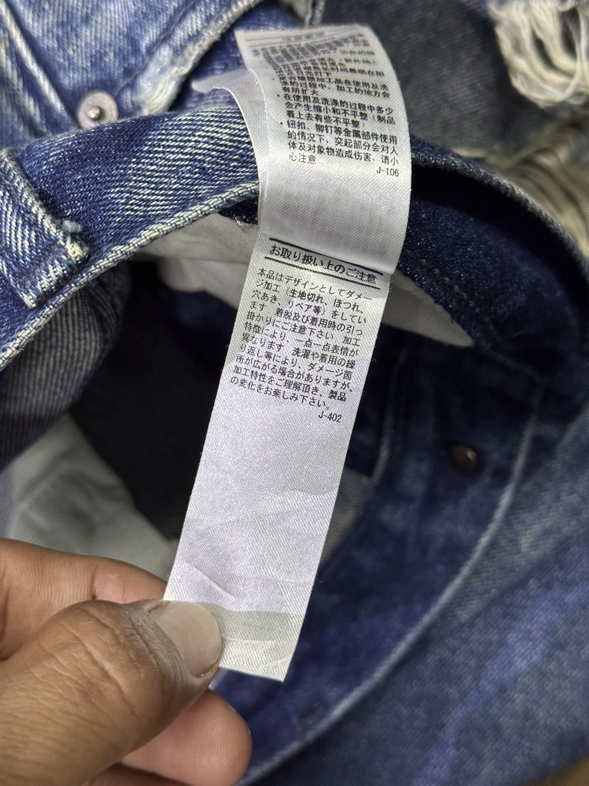 MOUSSY 💥Distress Moussy Denim💥 Crazy Design Distress Denime💥 Size US 30 / EU 46 - 8 Thumbnail