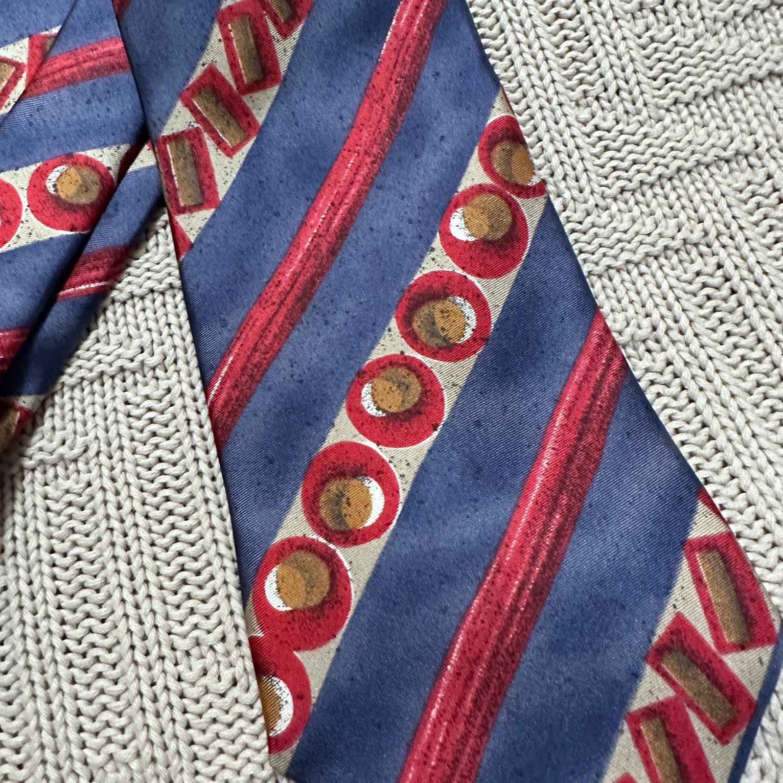 Oleg Cassini Vintage Oleg Cassini printed silk men's tie Size ONE SIZE - 2 Thumbnail