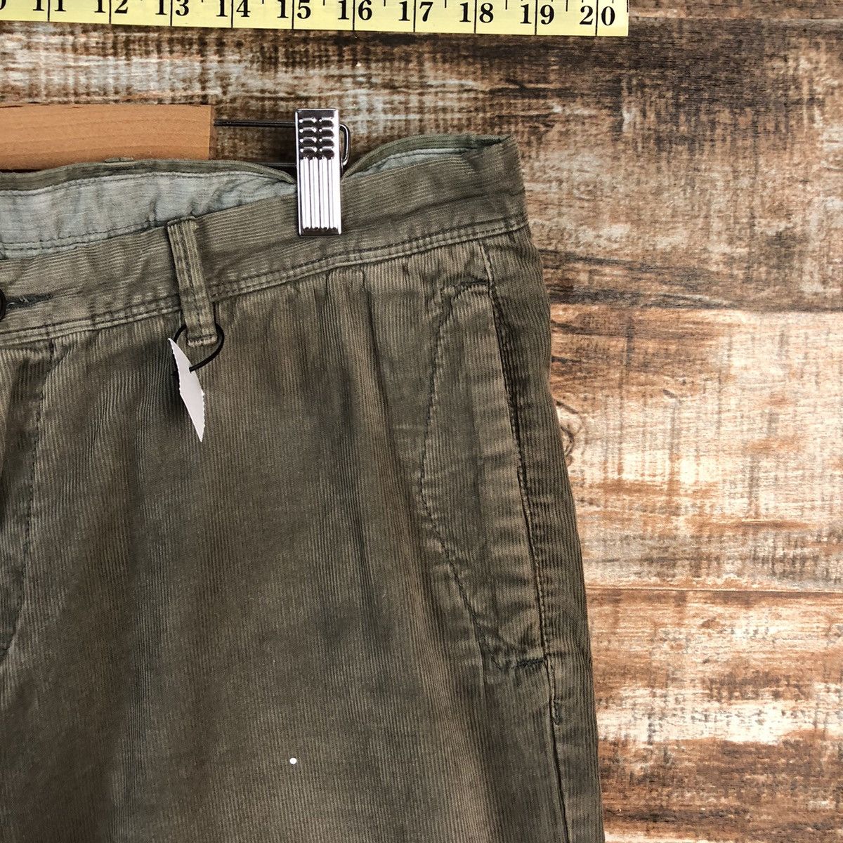 Japanese Brand × Vintage Shark Park Green faded vintage Casual Pants #A2447 Size US 31 - 8 Thumbnail