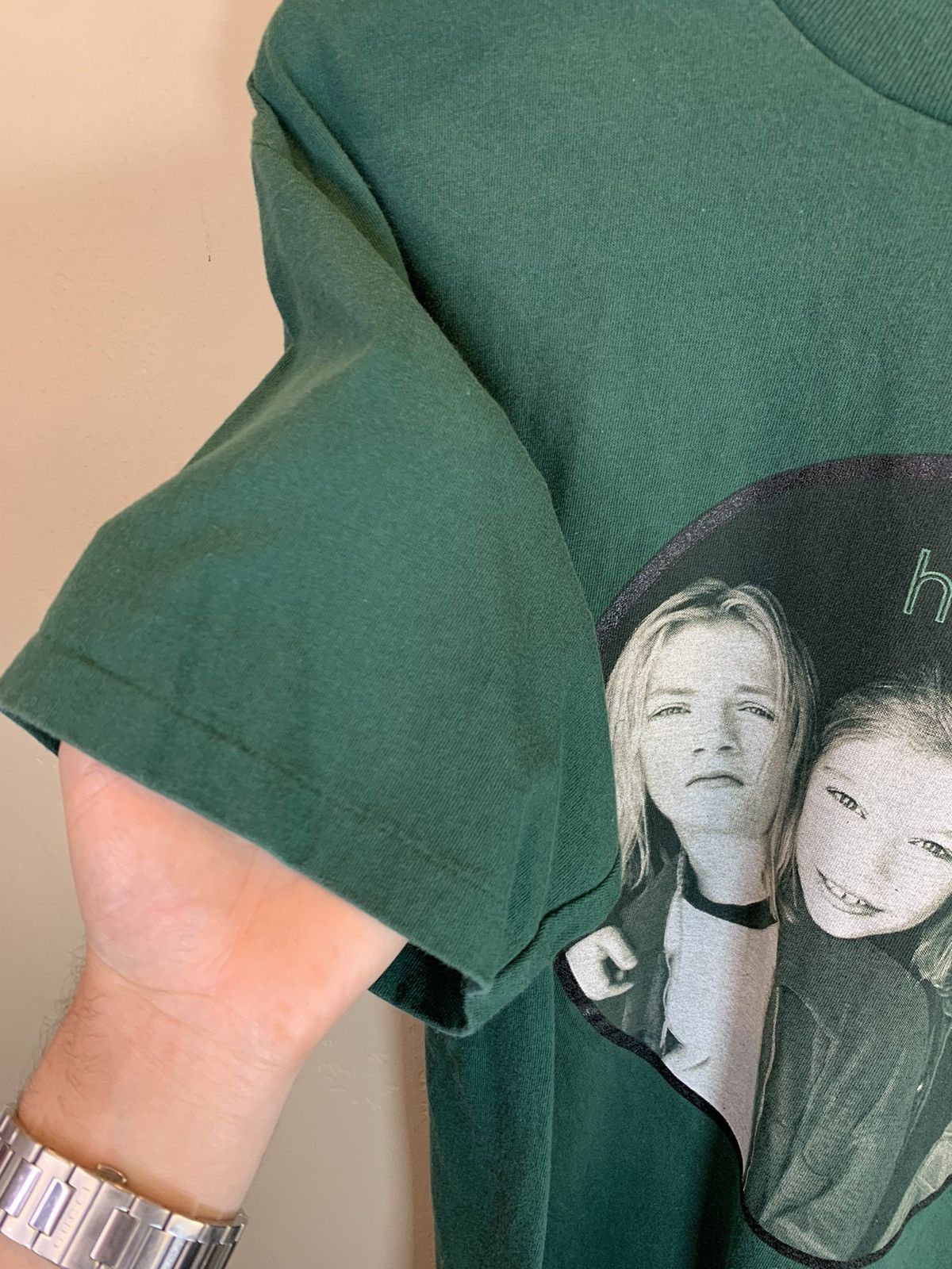 Band Tees × Vintage *RARE* Vintage 90’s Hanson Band Art Single Stitch Shirt 1997 Size US L / EU 52-54 / 3 - 6 Thumbnail