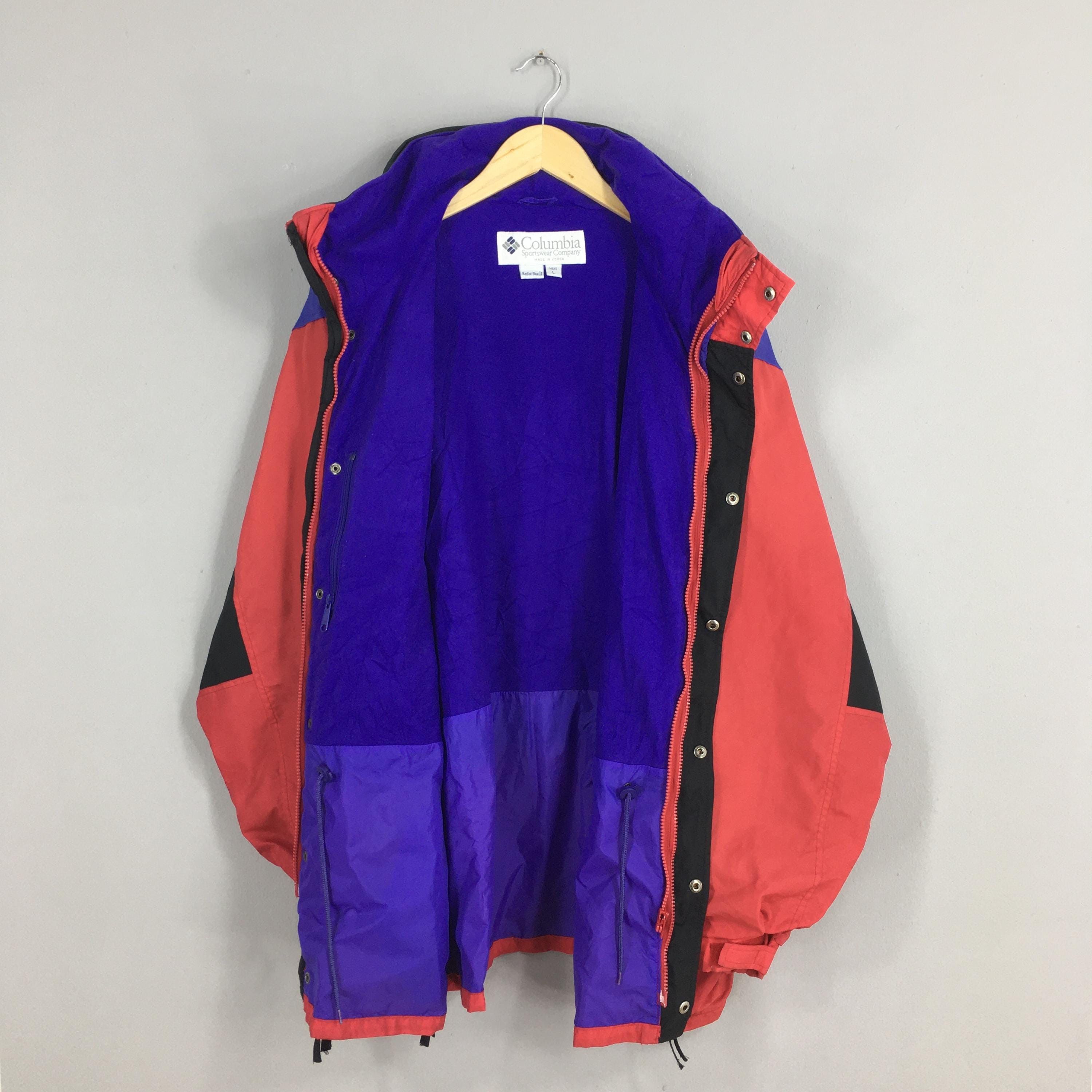 Columbia VTG Columbia Sportswear Multicolor Radial Sleeve Jacket L Size US L / EU 52-54 / 3 - 5 Thumbnail
