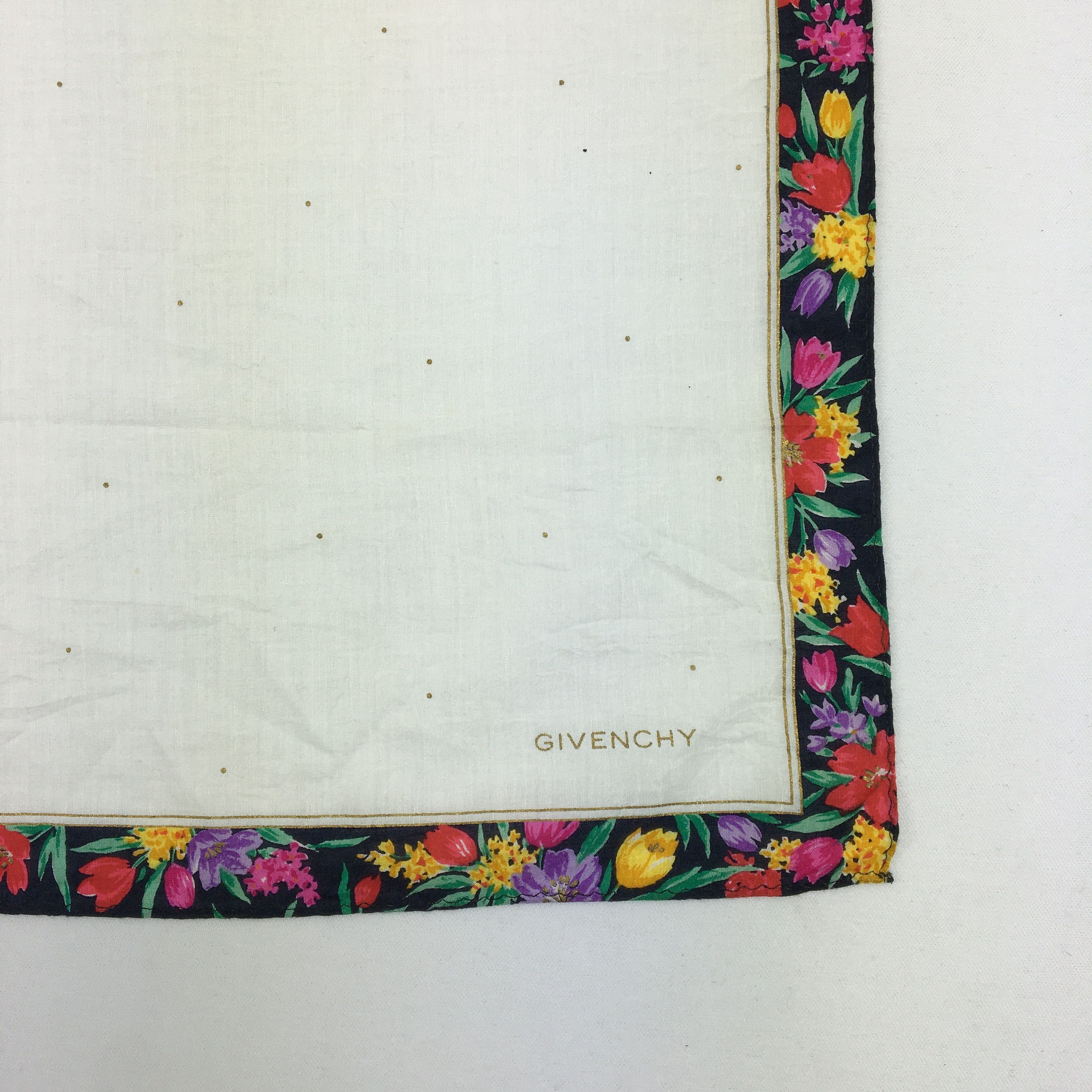 Japanese Brand Vintage Givenchy Handkerchief Neckerchief Bandana Size ONE SIZE - 3 Thumbnail