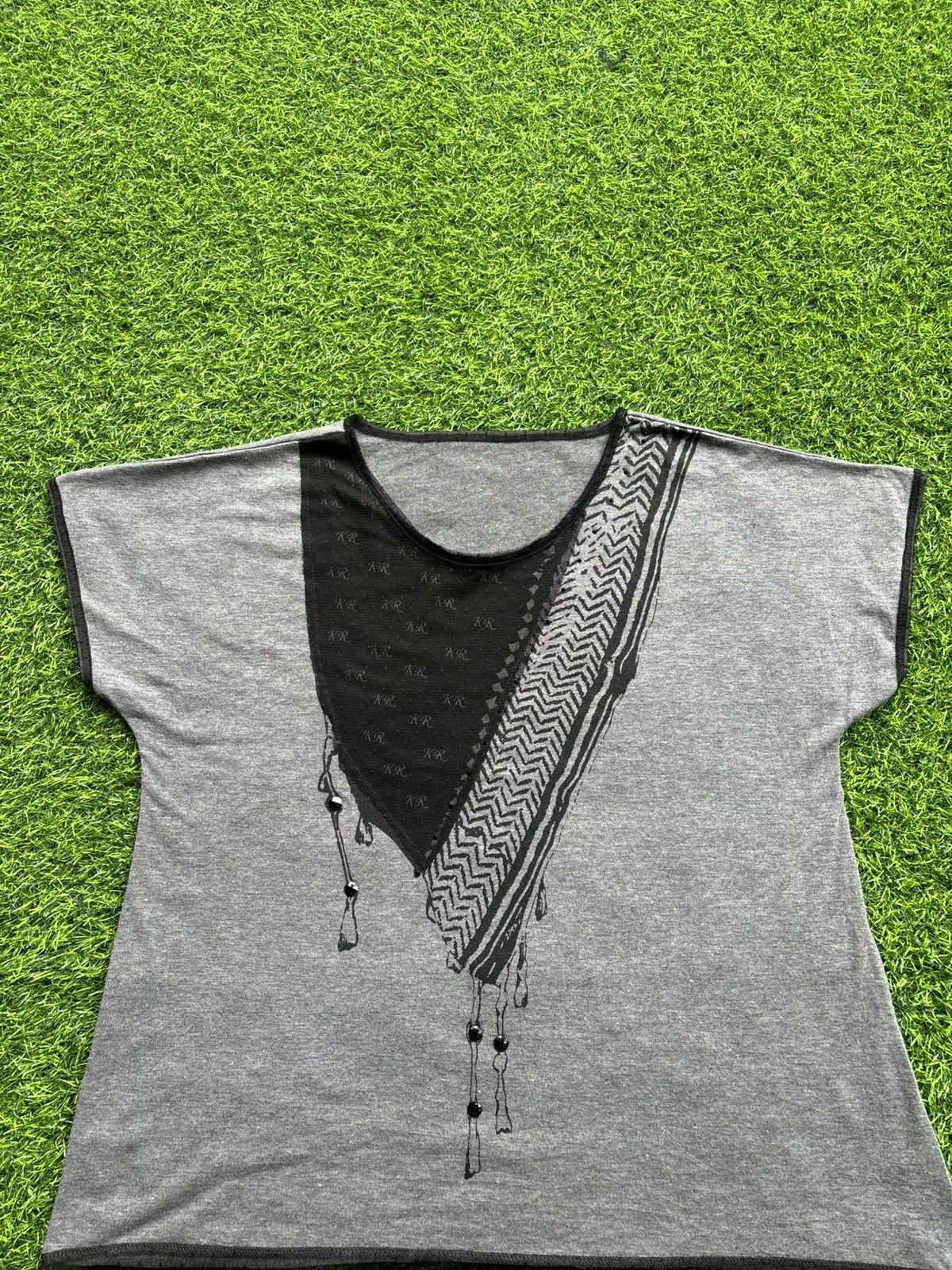 Hysteric Glamour Y2k Inno cente Syal Style Over Size Tshirt Size ONE SIZE - 2 Thumbnail