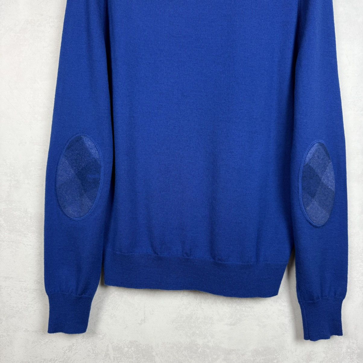Burberry Burberry Brit Elbow Patches Merino Wool Jumper Sweater M Size US M / EU 48-50 / 2 - 8 Thumbnail