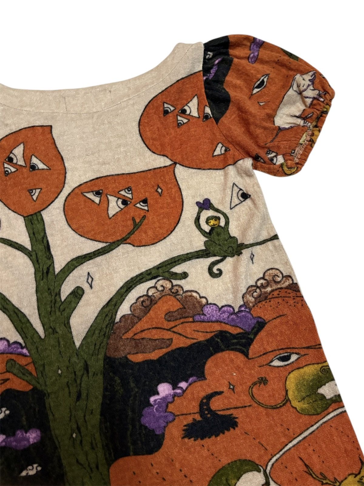 Japanese Brand Tsumori Chisato Issey Miyake inspired printed dress Size M / US 6-8 / IT 42-44 - 10 Thumbnail