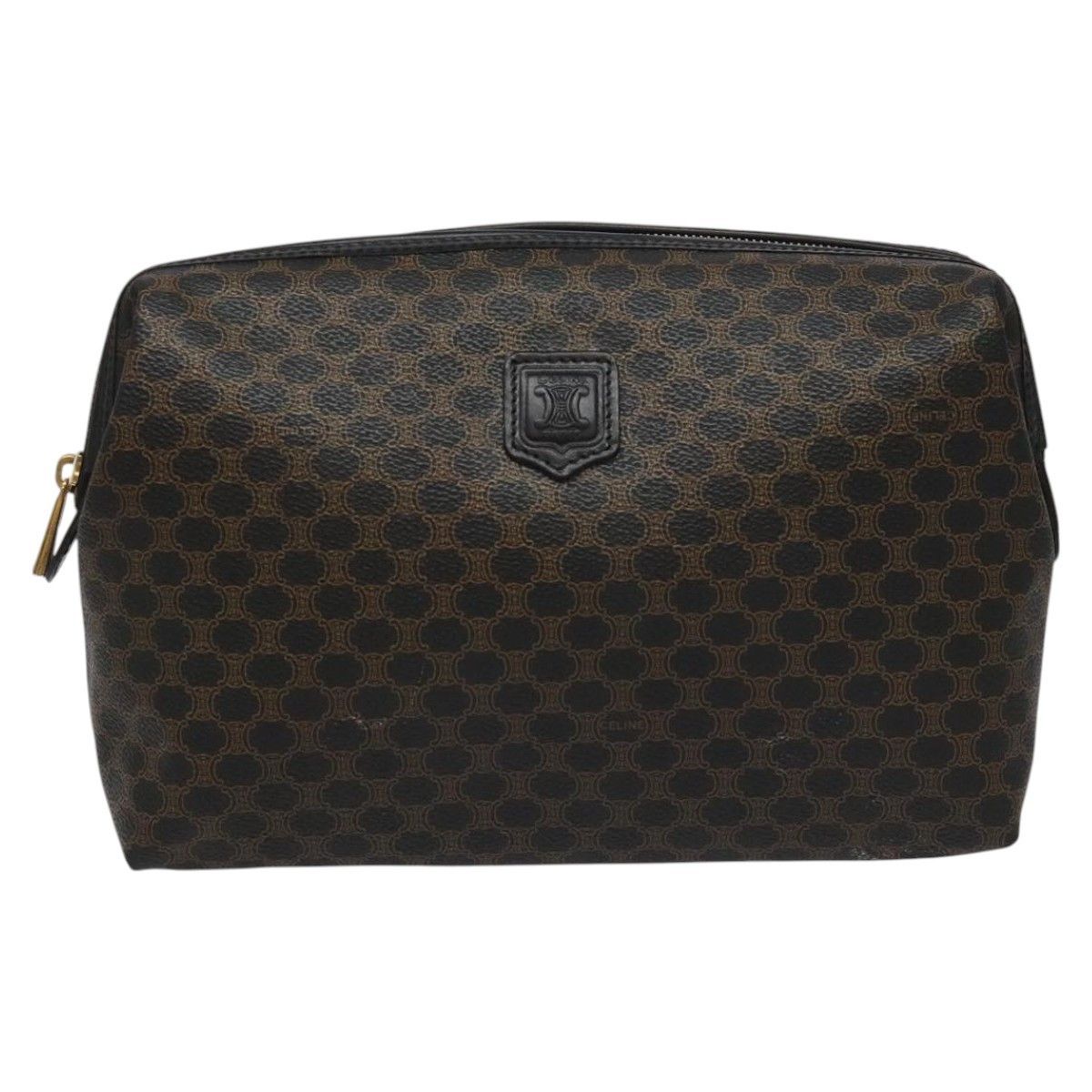 Celine Celine Macadam Pochette Canvas and Leather Size ONE SIZE - 1 Thumbnail