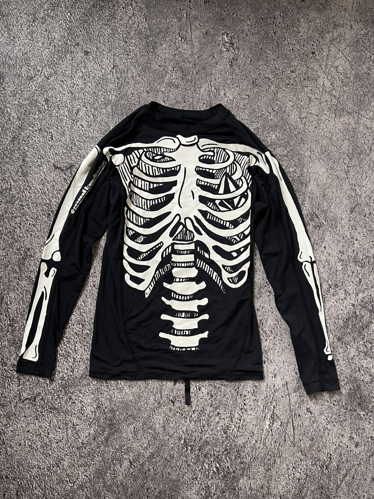 Volcom Volcom skelton polyster longsleeve Size US M / EU 48-50 / 2 - 2 Thumbnail