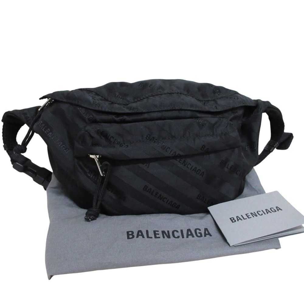 Balenciaga Balenciaga Balenciaga Logo Nylon Canvas Waist Bag Canvas Belt Bag 528862 Size ONE SIZE - 1 Thumbnail