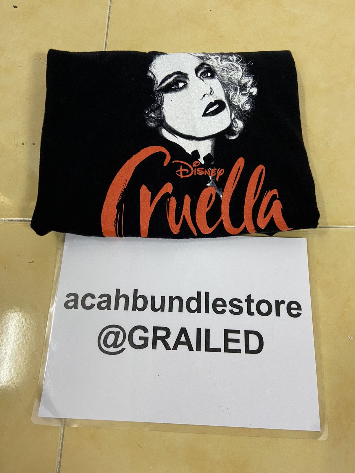 Disney DISNEY CRUELLA PROMO TEE EMMA STONE TEE SHIRT Size US M / EU 48-50 / 2 - 14 Thumbnail