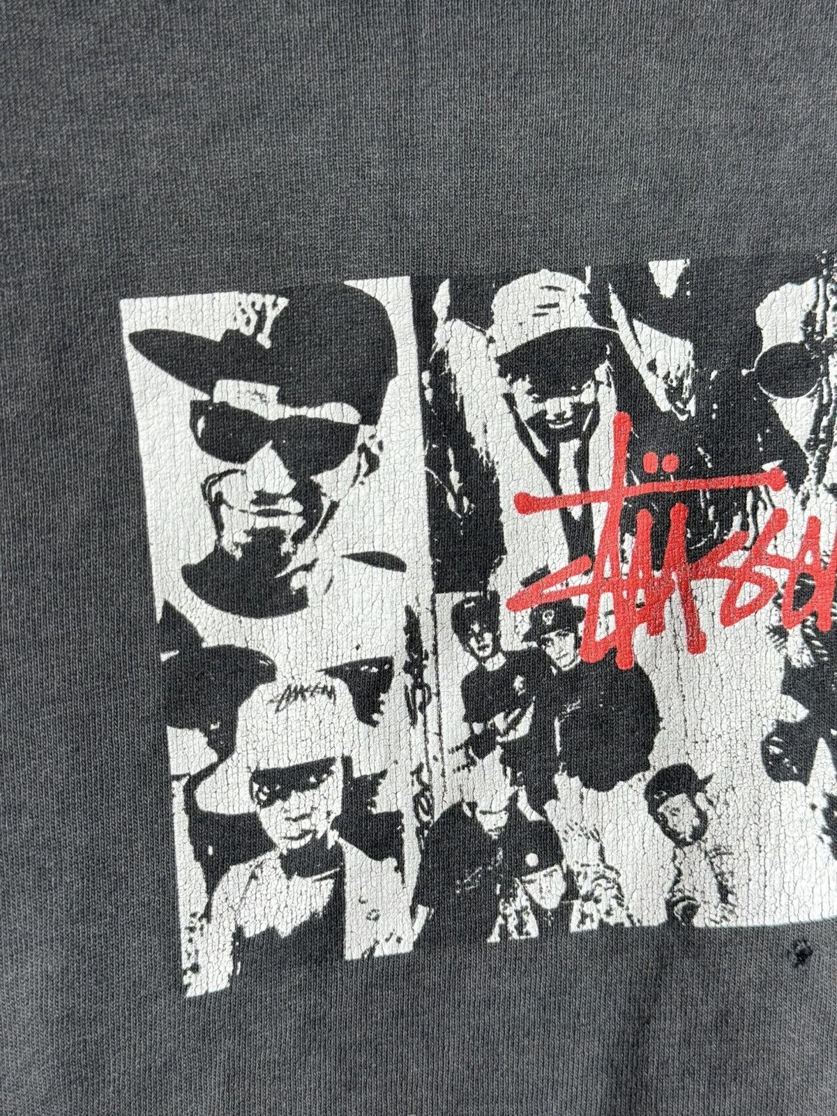 Stussy Vintage 90s Stussy Rap T-Shirt Made in USA 🇺🇸 Y2K Size US S / EU 44-46 / 1 - 3 Thumbnail