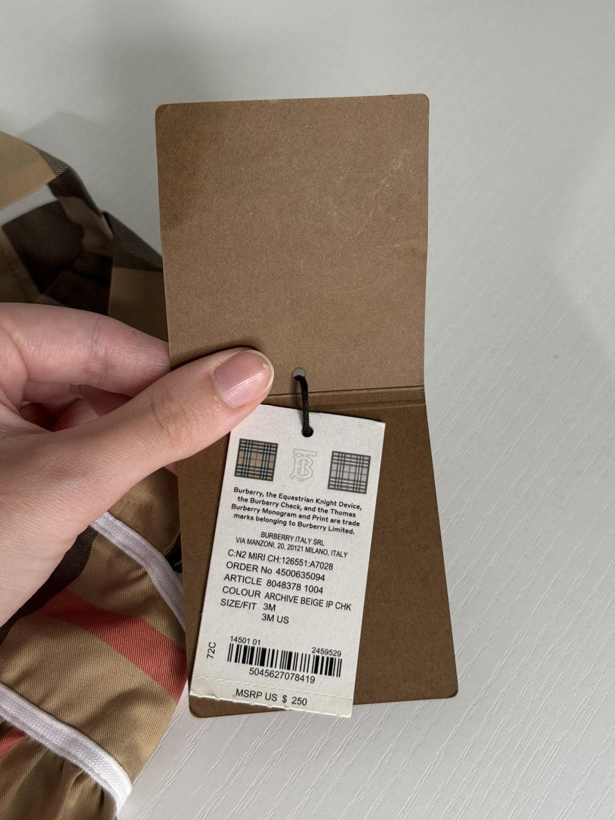 Burberry Burberry Baby Dress 3 Months Size S / US 4 / IT 40 - 4 Thumbnail