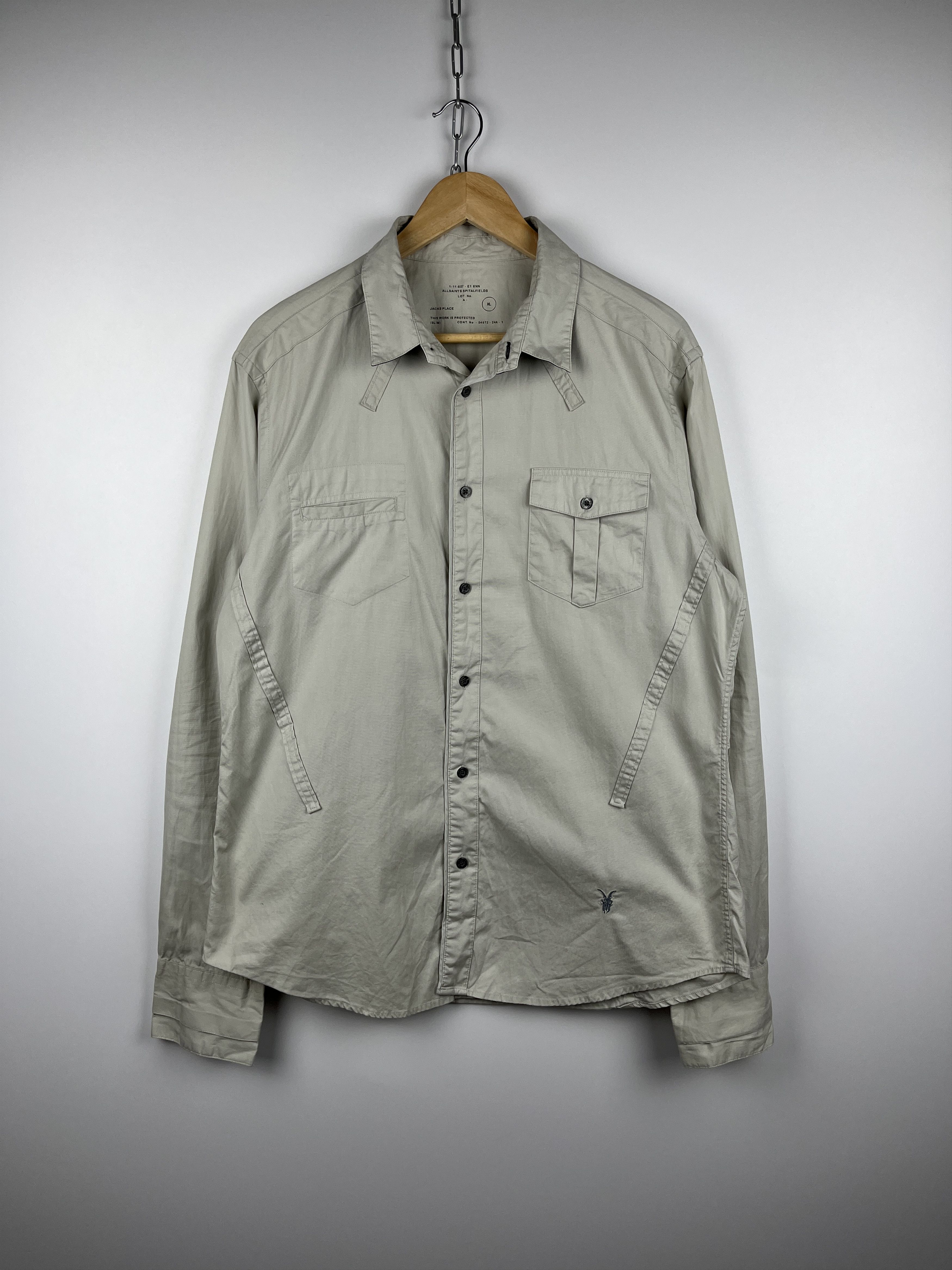 Allsaints AllSaints Oxford Spector Shirt Size US XL / EU 56 / 4 - 2 Thumbnail