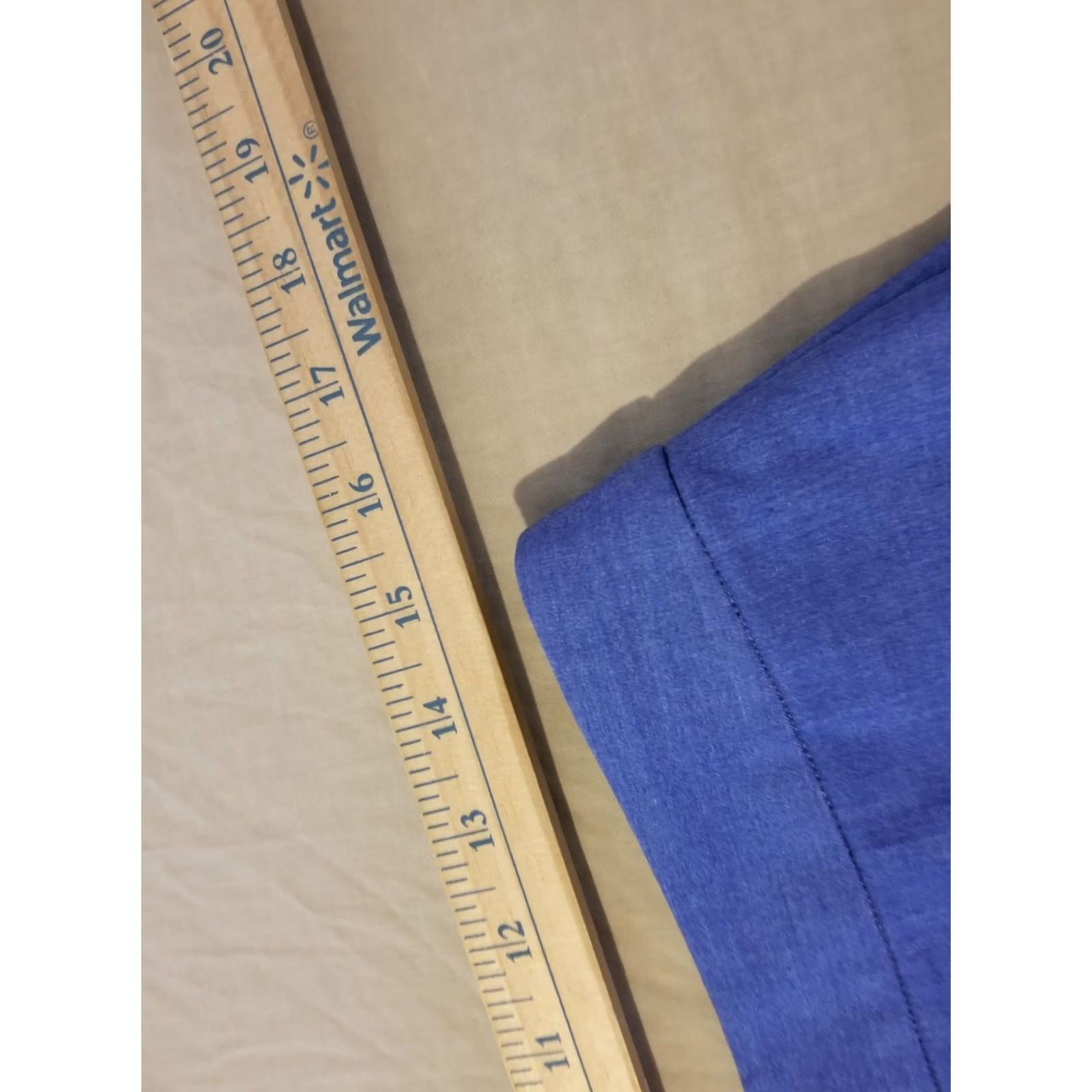 Banana Republic Womens Banana Republic Skirt 6 Blue Knee Length Cotton Straight & Pencil Size 28" / US 6 / IT 42 - 5 Thumbnail