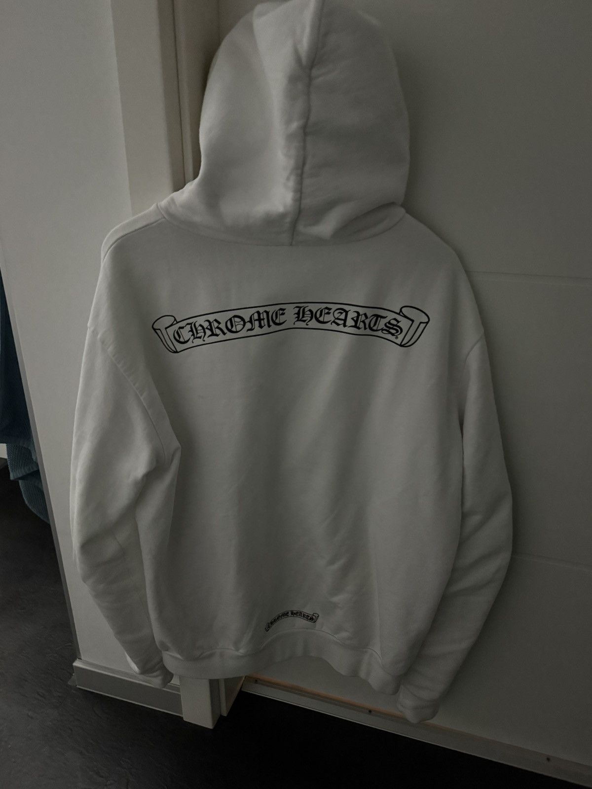 Chrome Hearts Chrome Hearts White Scroll Zip Hoodie Size US M / EU 48-50 / 2 - 2 Thumbnail