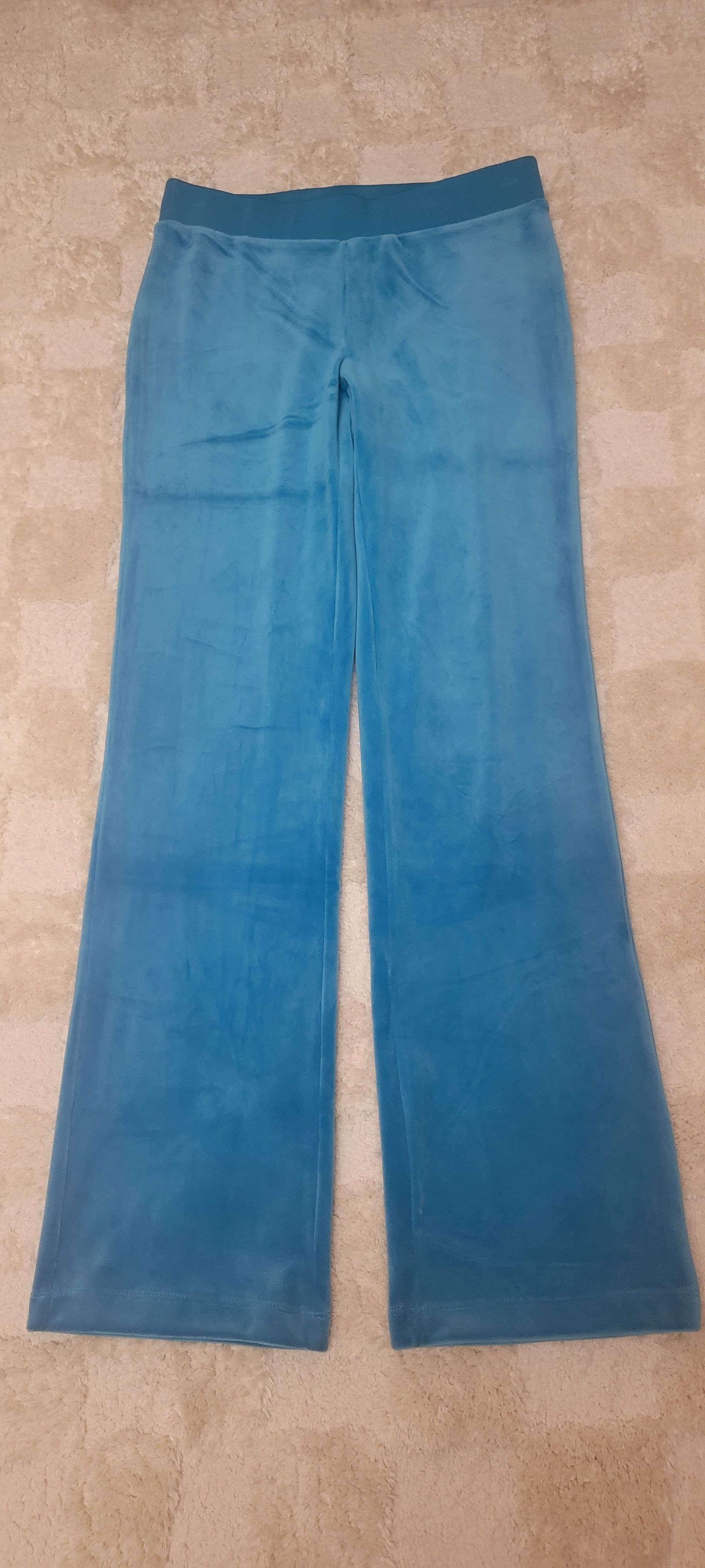 Juicy Couture OG Big Bling Velour Track Pants Size 27" / US 4 / IT 40 - 1 Thumbnail