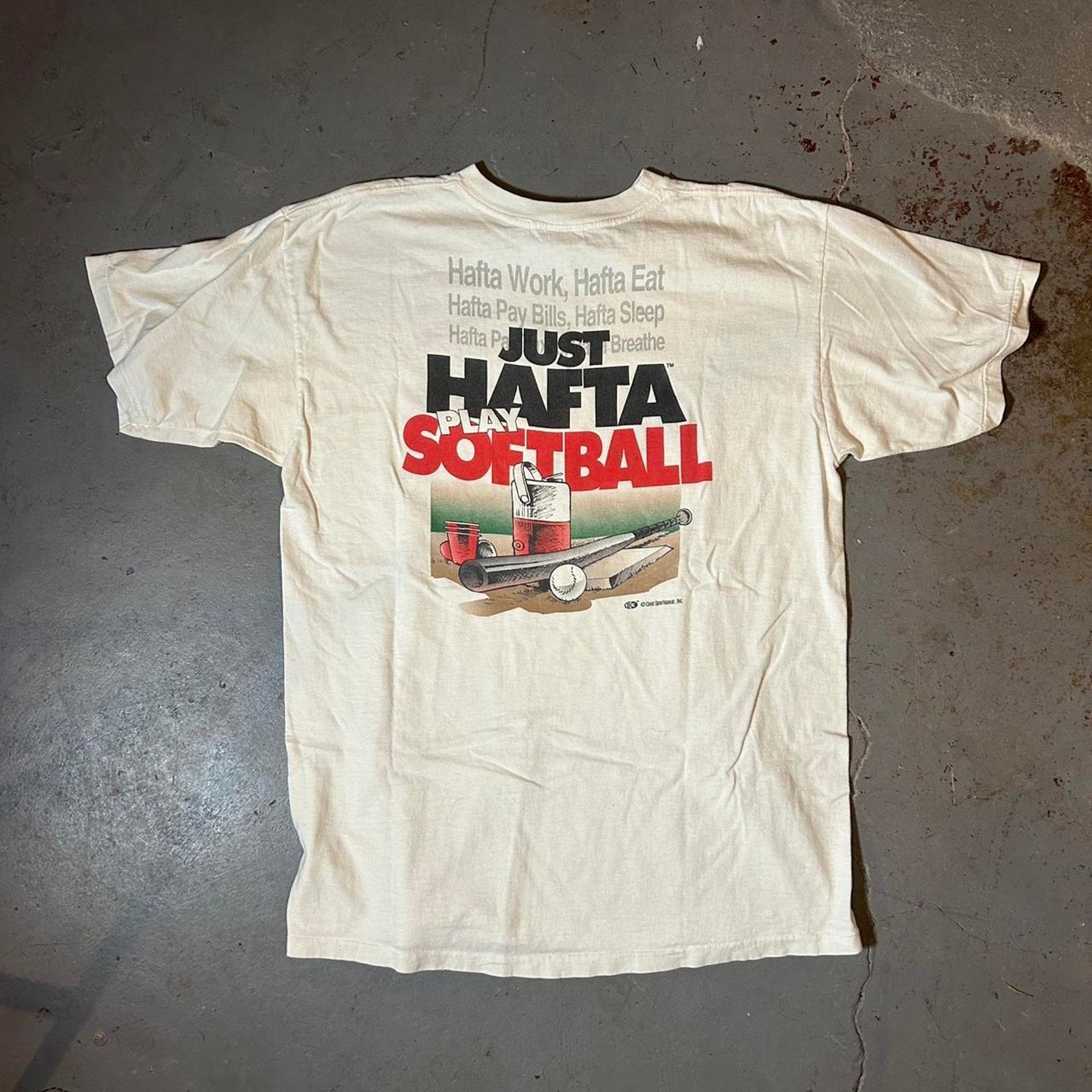 Southpole 90s white softball tee shirt Size US XL / EU 56 / 4 - 1 Thumbnail