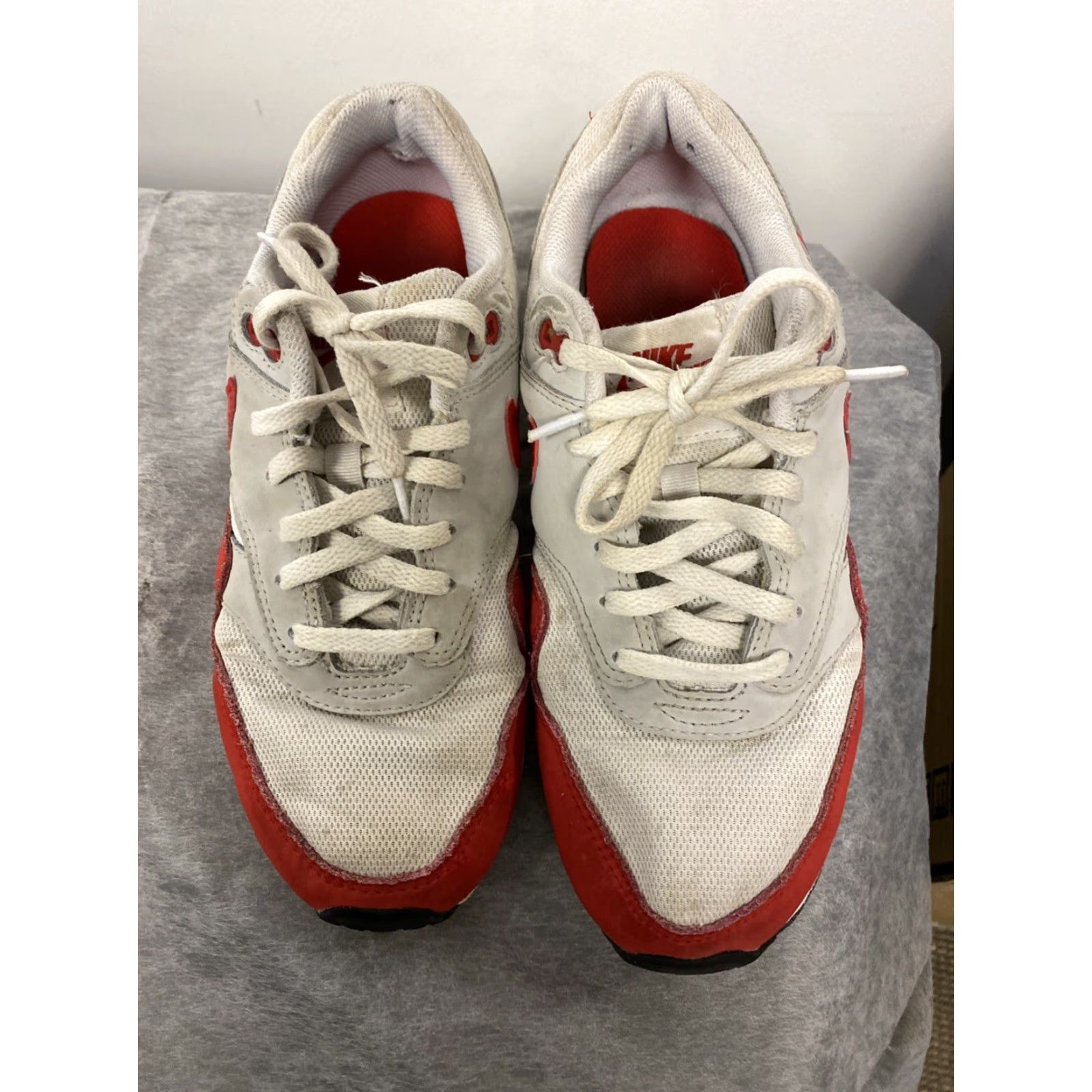 Nike Nike Air Max 1 '86 OG Big Bubble Size 6Y DQ3989-100 University Red / 0306 Nike Shoes for Teens Womens Mens Boys Girls Size ONE SIZE - 7 Thumbnail