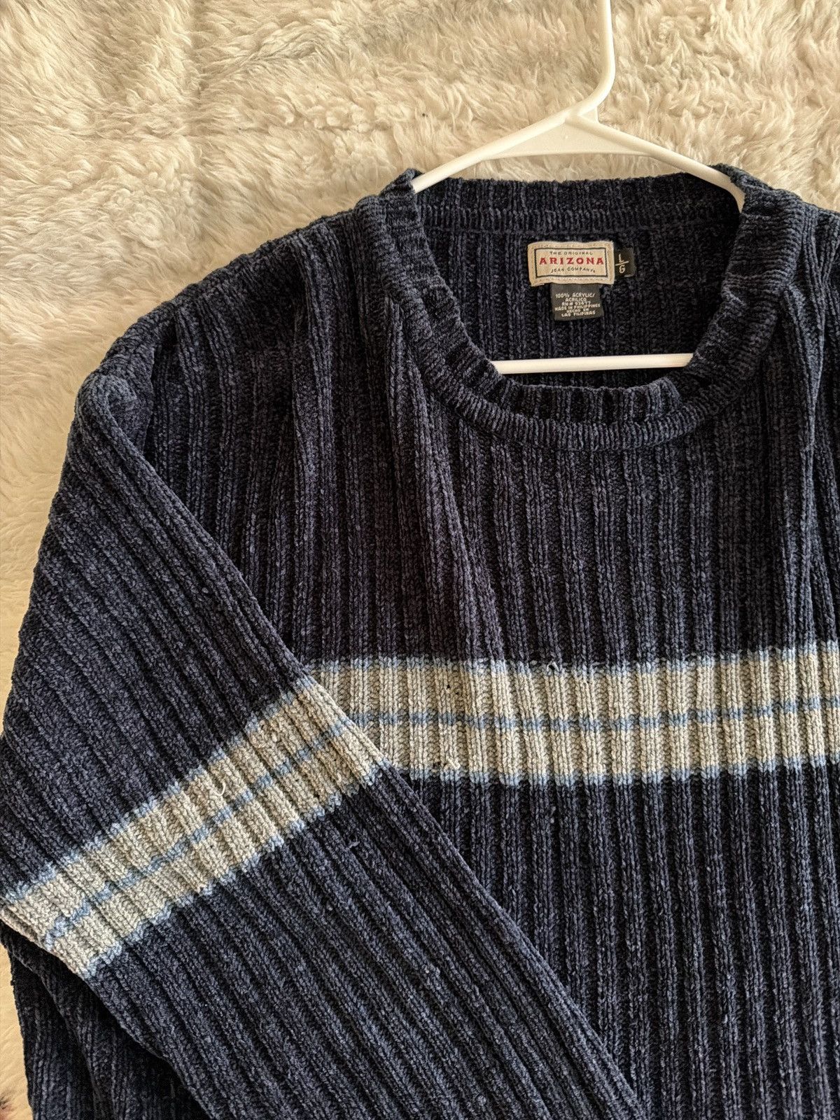 Arizona Jean Co. arizona striped knit sweater Size US L / EU 52-54 / 3 - 1 Thumbnail