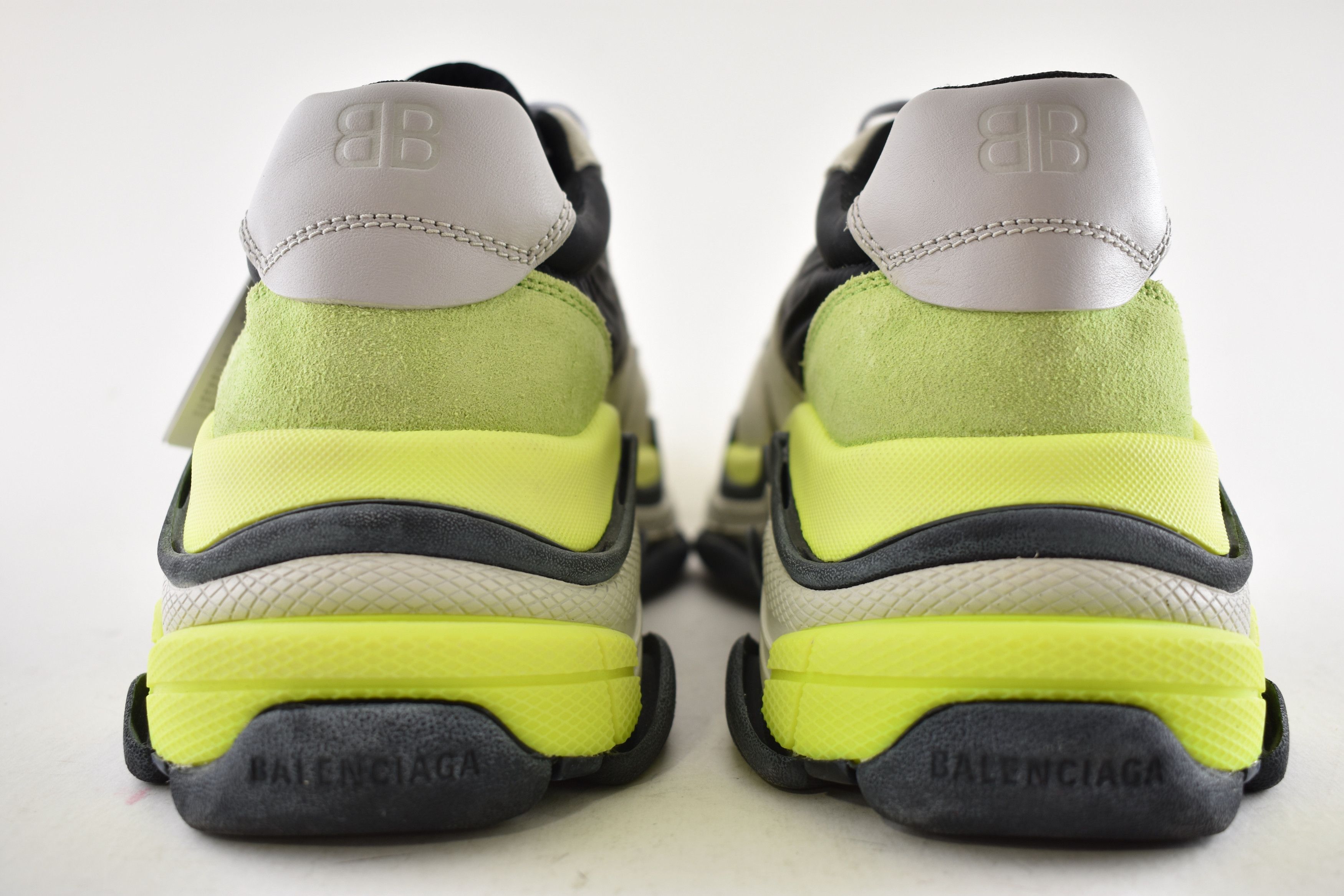 Balenciaga Balenciaga Triple S V2 Grey Jaune Trainer Sneaker 44 11 Size US 11 / EU 44 - 12 Thumbnail