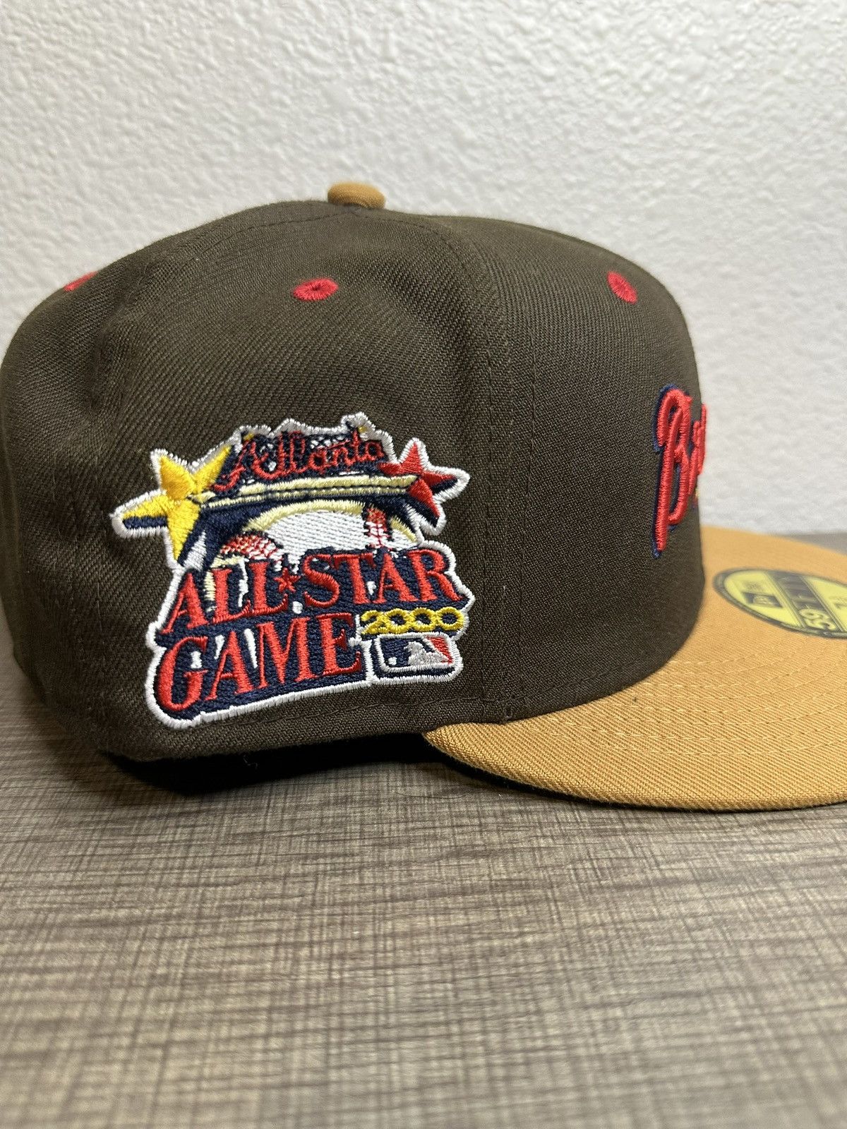 New Era Atlanta Braves RARE Peanut Butter 🥜 MLB ALL STAR Size ONE SIZE - 2 Thumbnail