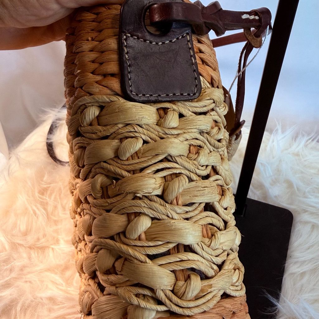 Brighton Brighton Straw Shoulder Bag Leather Trim Size ONE SIZE - 6 Thumbnail