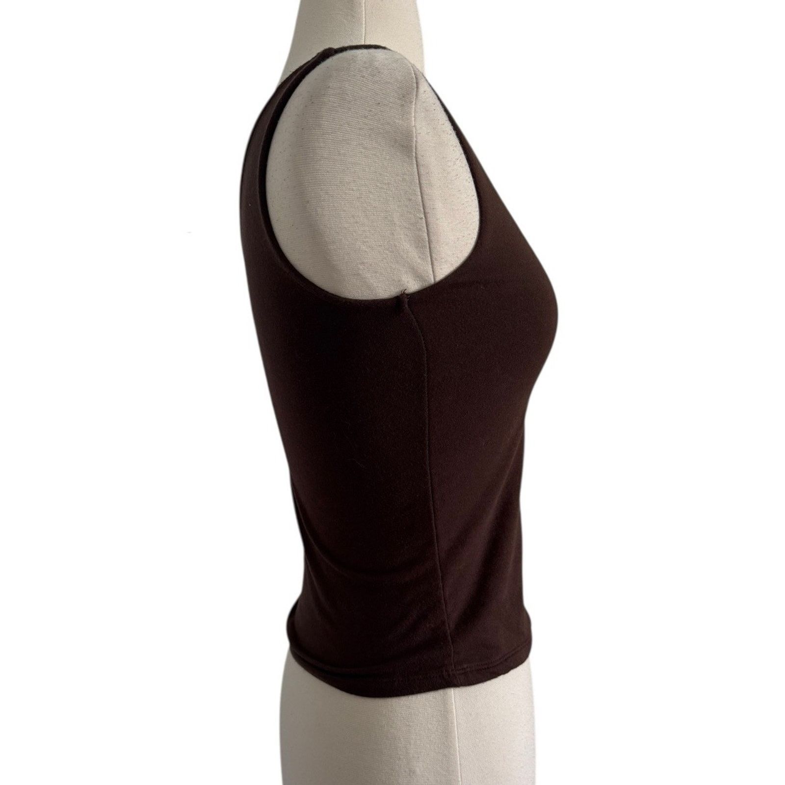 Hollister Y2K HOLLISTER Heart Rhinestone Cut Out One Shoulder Tank Top Size S / US 4 / IT 40 - 6 Thumbnail