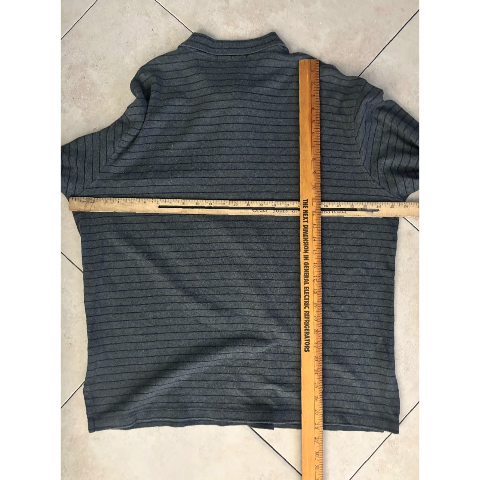 Ralph Lauren Ralph Lauren Polo Collared Sweater Pullover XL Gray 90s Vintage Men’s Knit 1/4 Zip Fleece Cotton Blend Polyester Size US XL / EU 56 / 4 - 6 Thumbnail